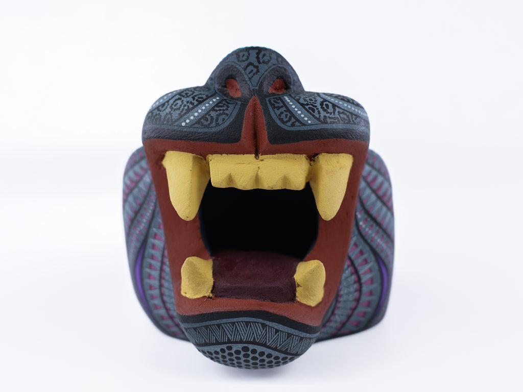 Jaguar Alebrije | Oaxacan Hand-Painted Copal Wood Carving | Magia Mexica