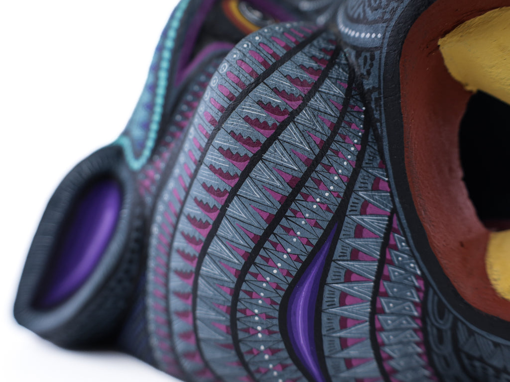 Jaguar Alebrije | Oaxacan Hand-Painted Copal Wood Carving | Magia Mexica