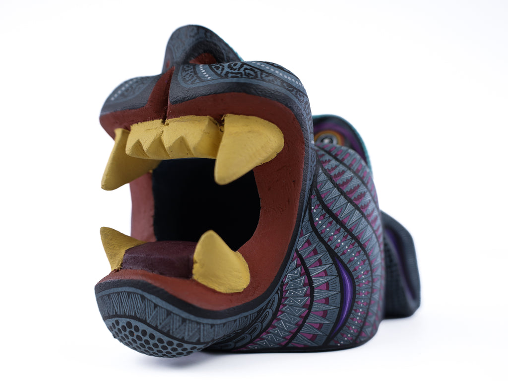 Jaguar Alebrije | Oaxacan Hand-Painted Copal Wood Carving | Magia Mexica