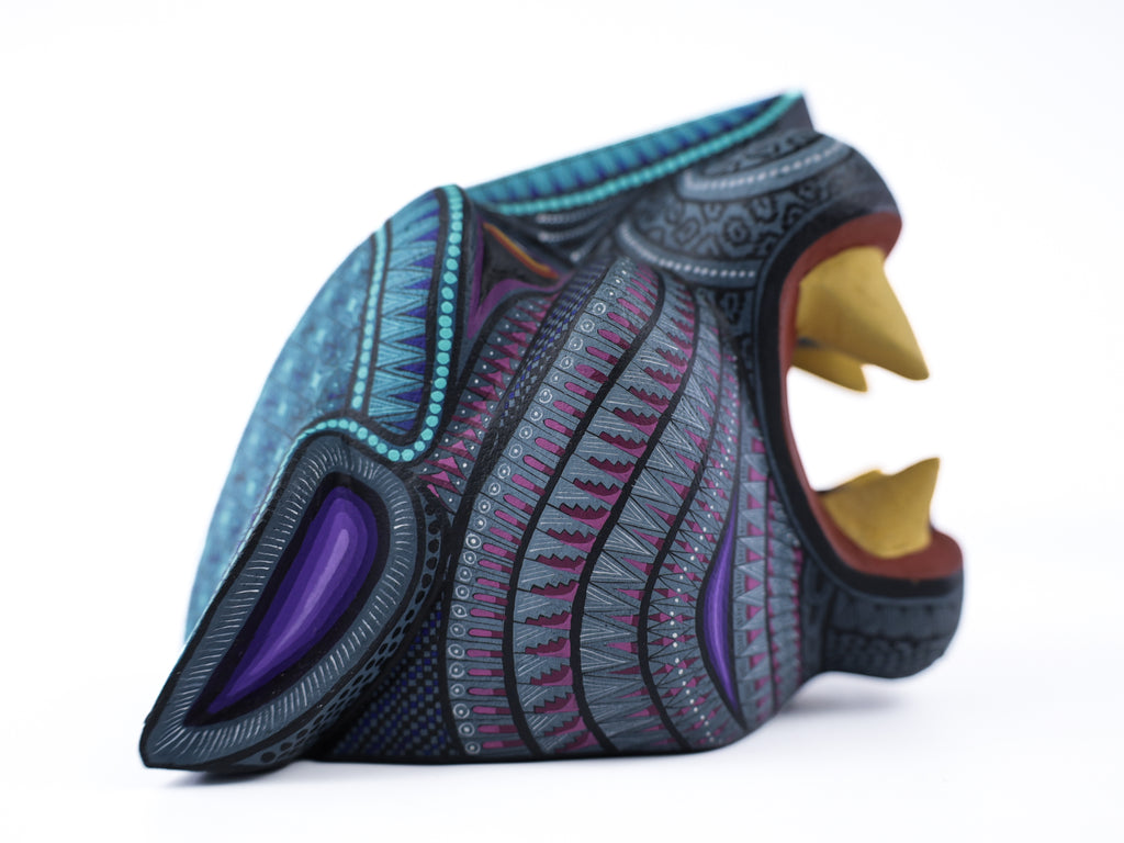 Jaguar Alebrije | Oaxacan Hand-Painted Copal Wood Carving | Magia Mexica