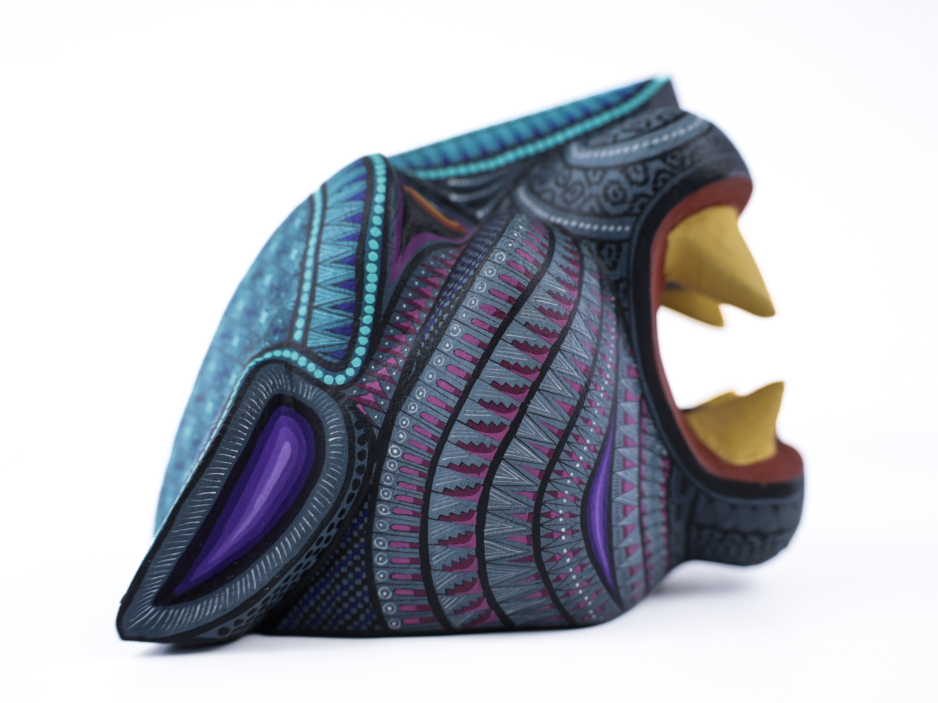 Jaguar Alebrije | Oaxacan Hand-Painted Copal Wood Carving | Magia Mexica