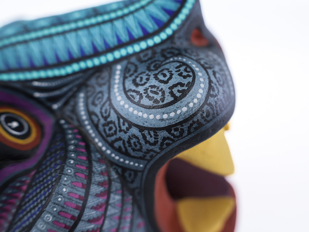Jaguar Alebrije | Oaxacan Hand-Painted Copal Wood Carving | Magia Mexica