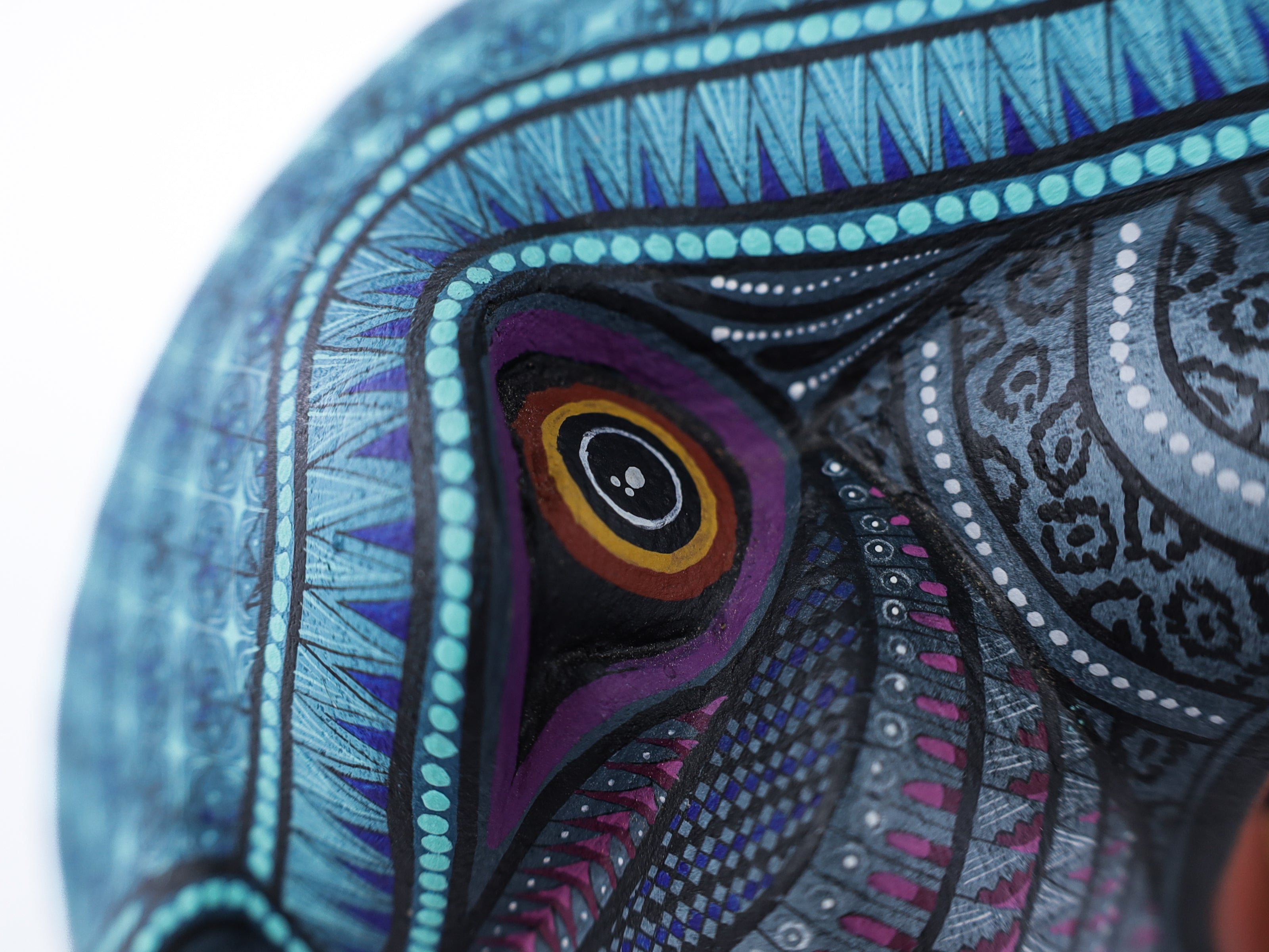 Jaguar Alebrije | Oaxacan Hand-Painted Copal Wood Carving | Magia Mexica