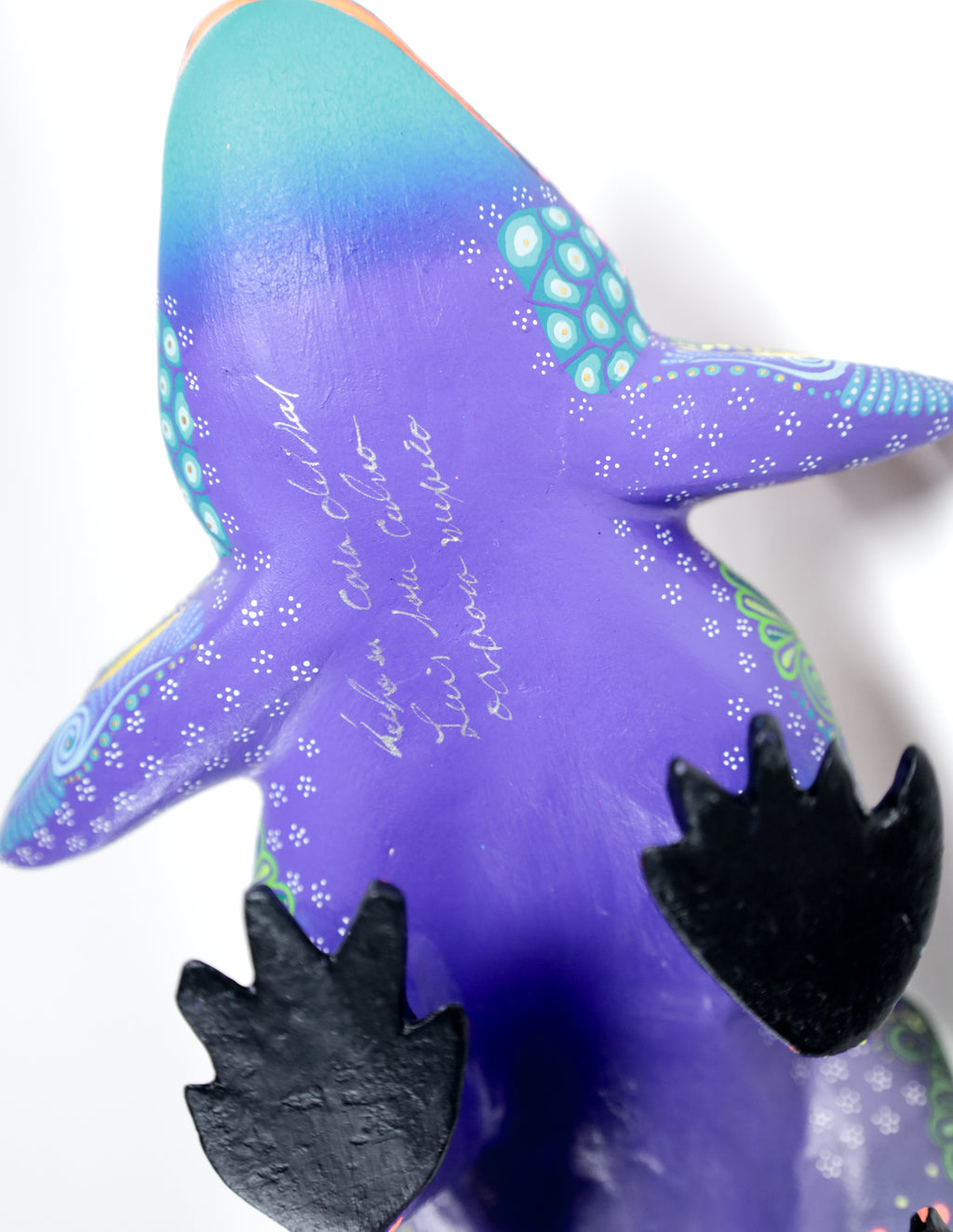 Ajolote Alebrije | Oaxacan Hand-Painted Copal Wood Carving | Magia Mexica