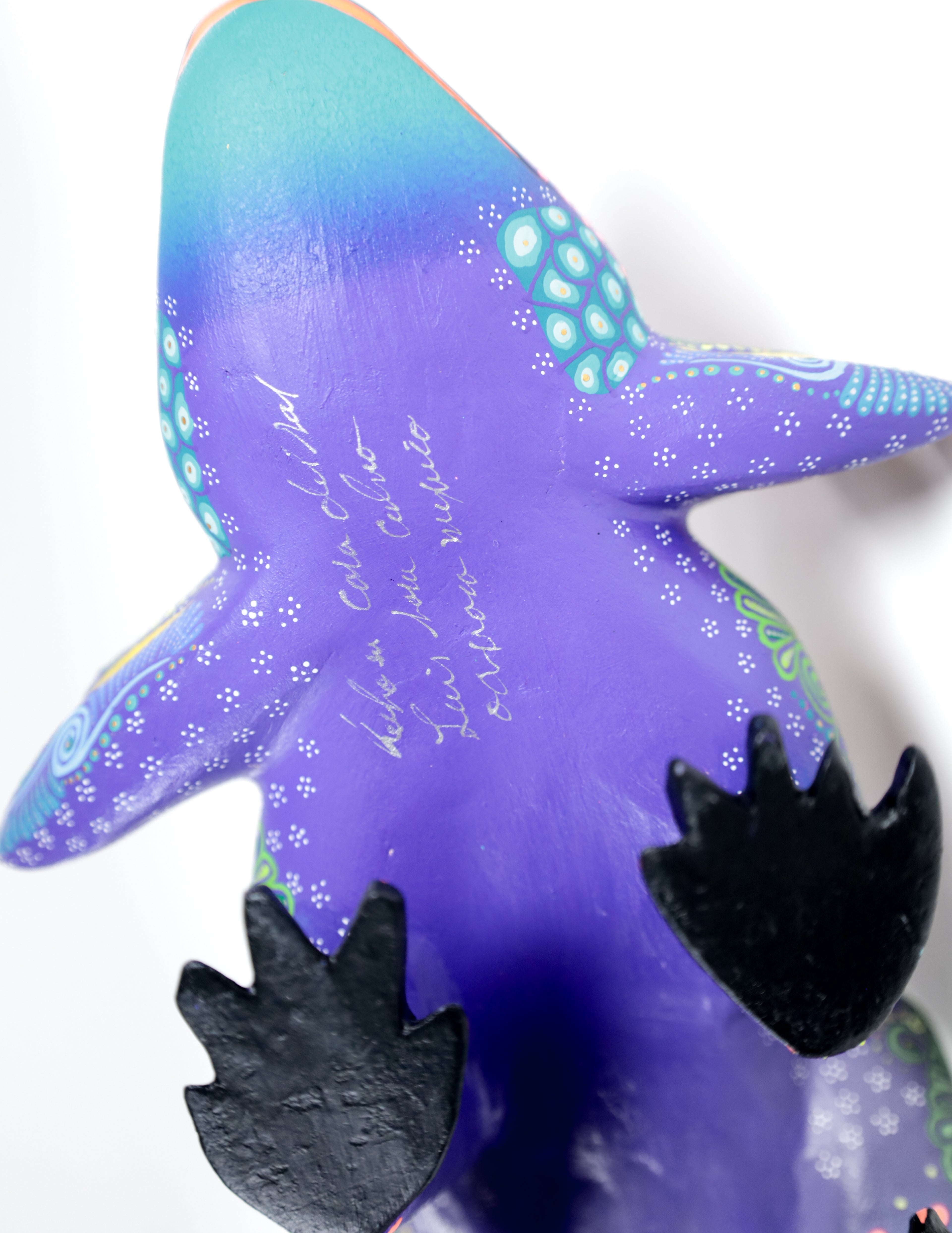 Ajolote Alebrije | Oaxacan Hand-Painted Copal Wood Carving | Magia Mexica