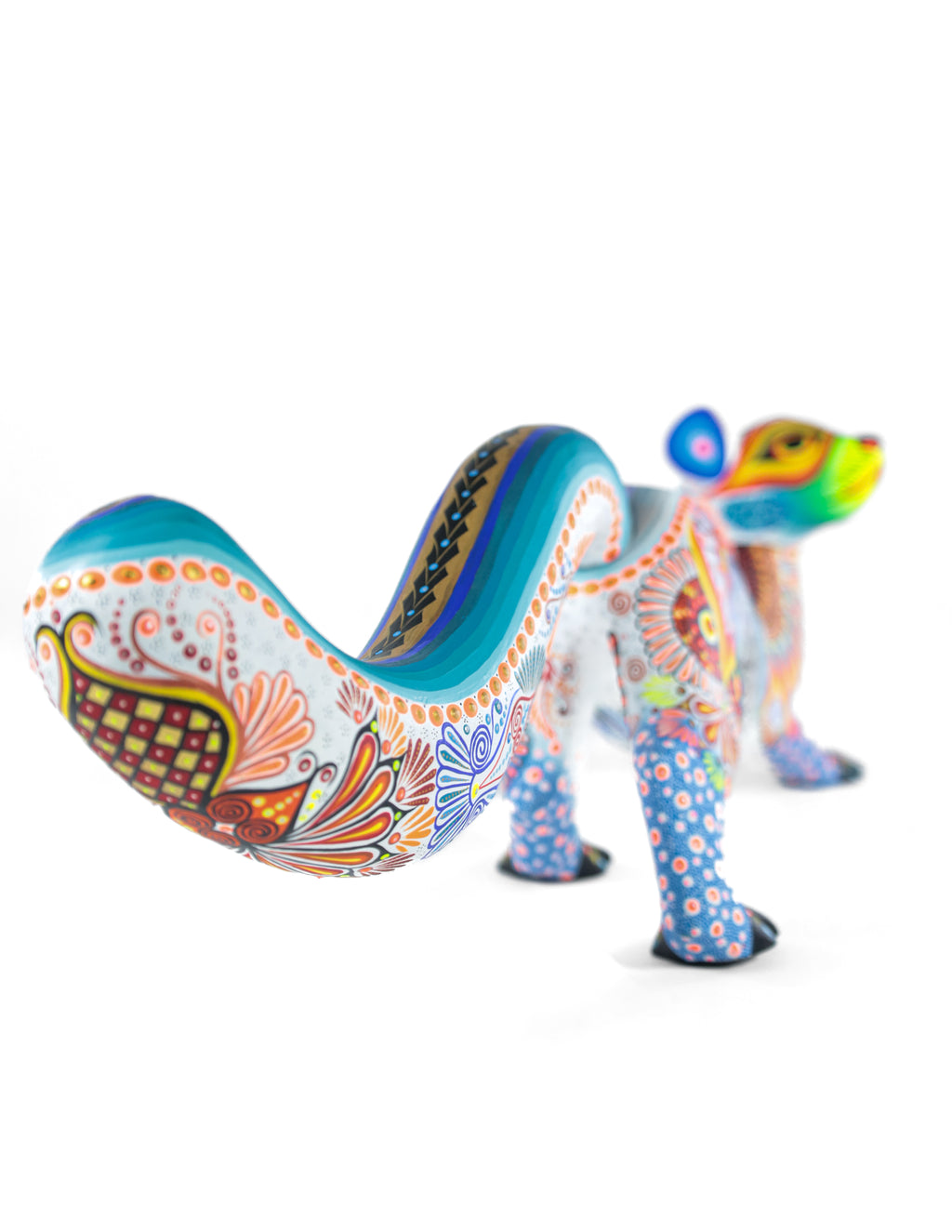 Nutria Alebrije | Oaxacan Hand-Painted Copal Wood Carving | Magia Mexica