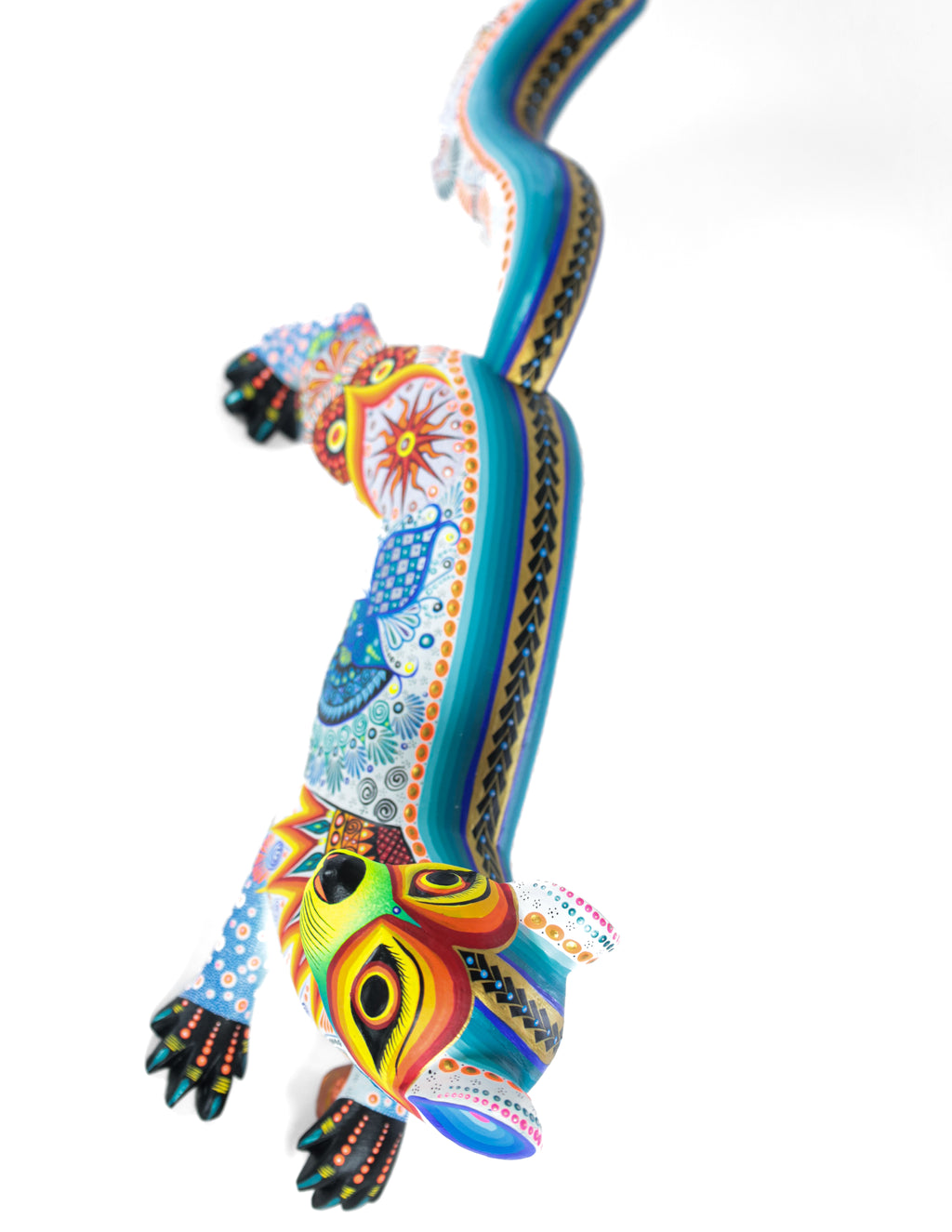 Nutria Alebrije | Oaxacan Hand-Painted Copal Wood Carving | Magia Mexica