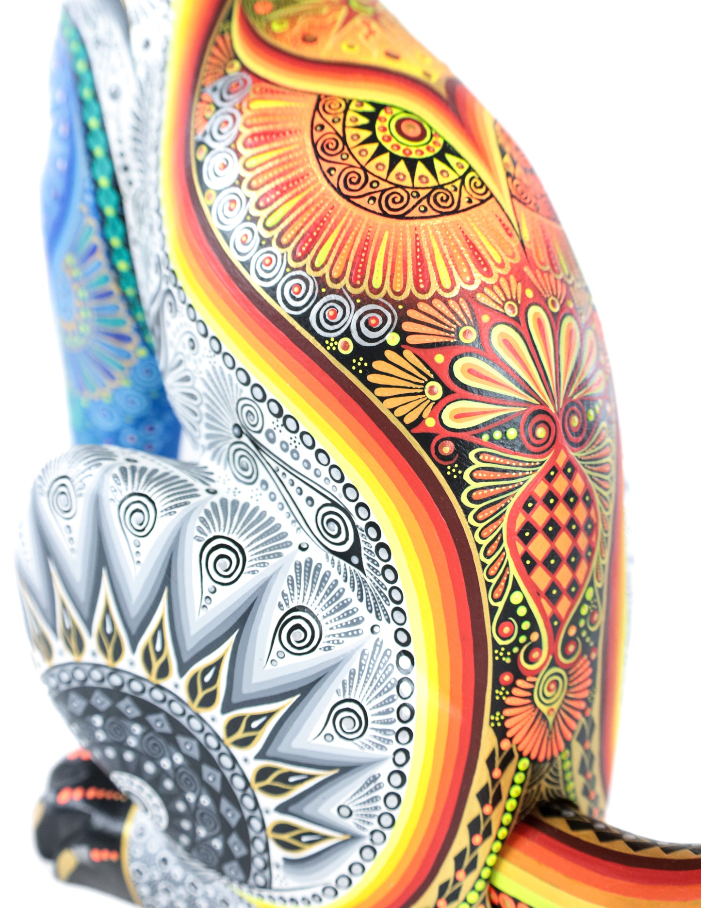 Pantera Alebrije | Oaxacan Hand-Painted Copal Wood Carving | Magia Mexica