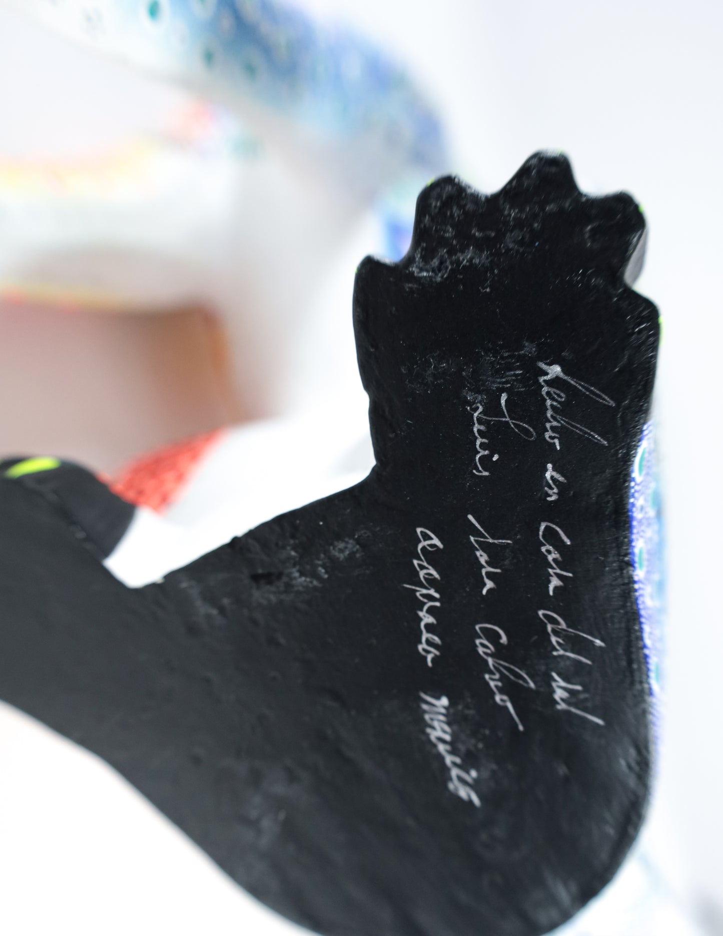 Coyote Alebrije | Oaxacan Hand-Painted Copal Wood Carving | Magia Mexica