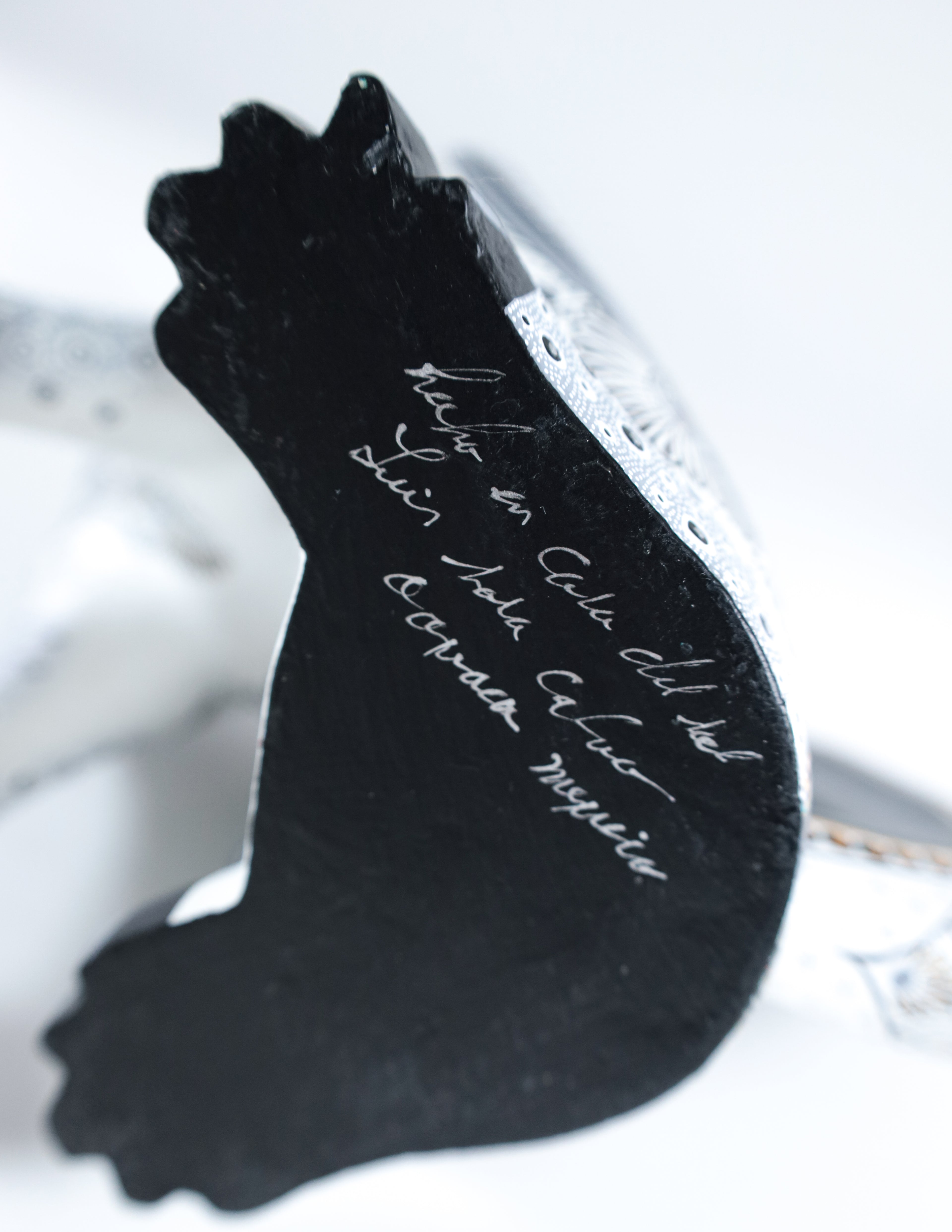 Gato Alebrije | Oaxacan Hand-Painted Copal Wood Carving | Magia Mexica