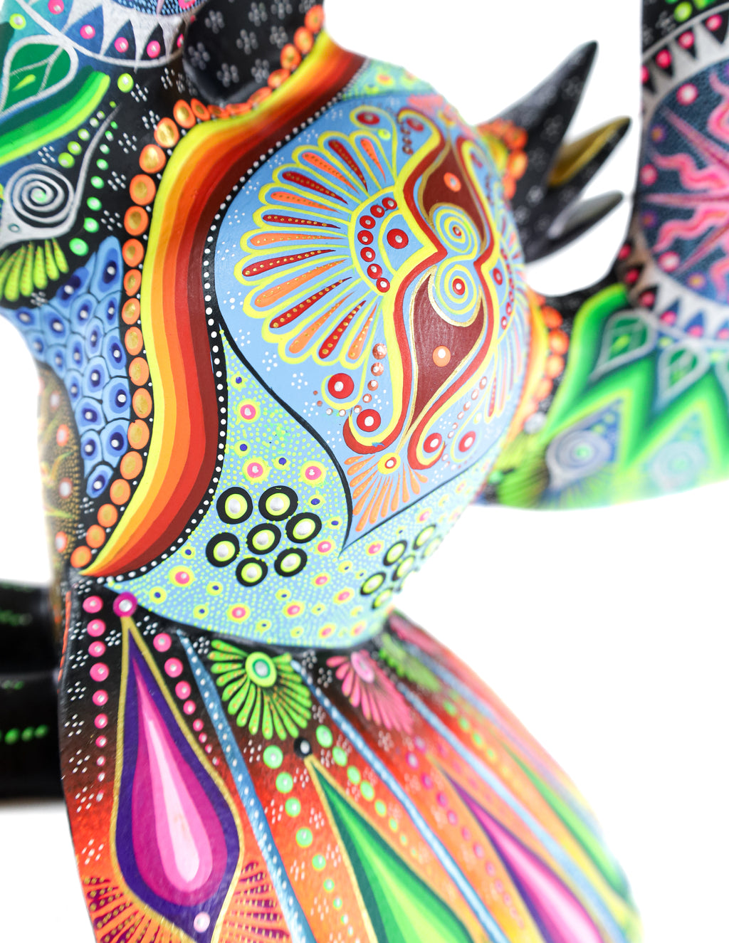 Buho Alebrije | Oaxacan Hand-Painted Copal Wood Carving | Magia Mexica