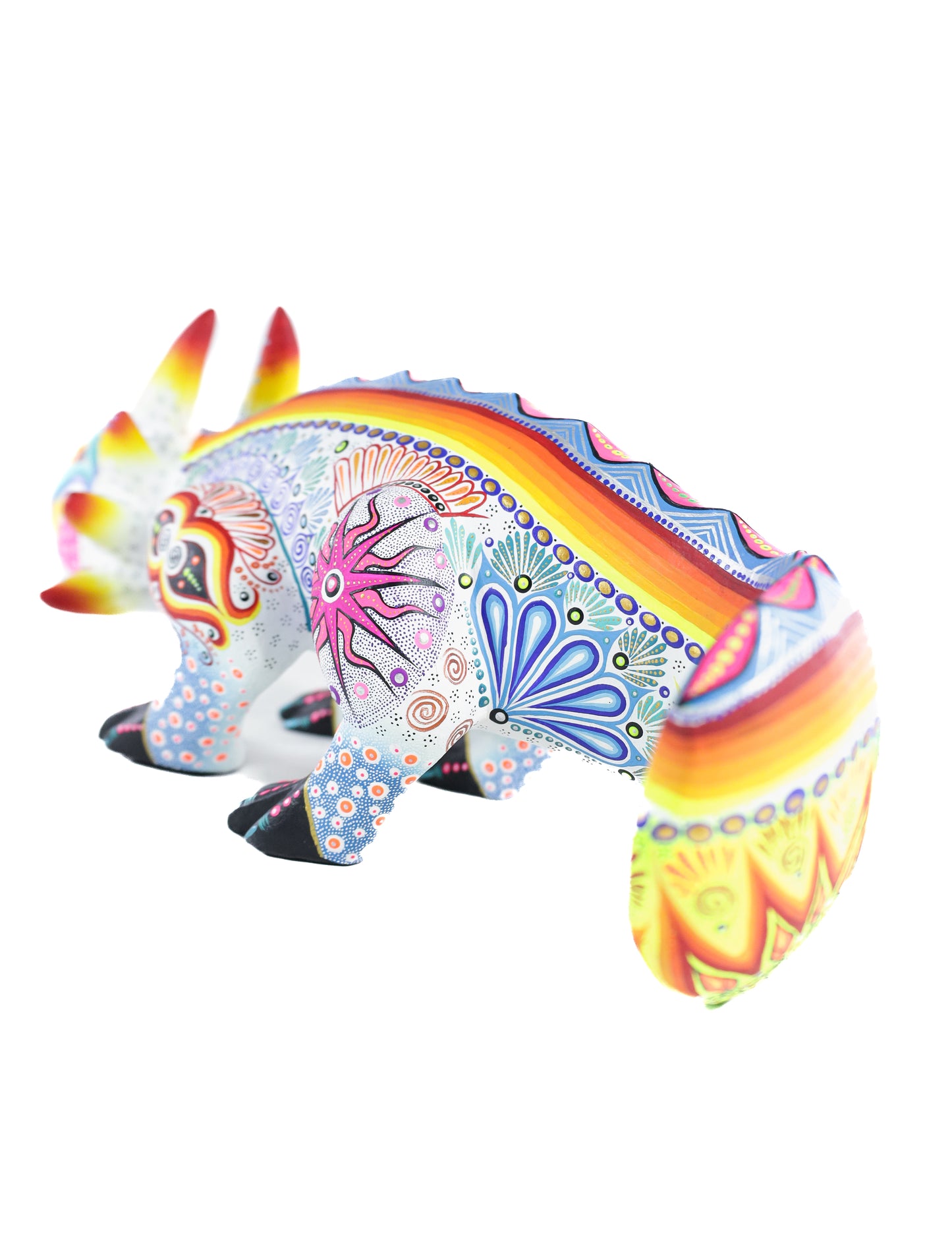 Ajolote Alebrije | Oaxacan Hand-Painted Copal Wood Carving | Magia Mexica