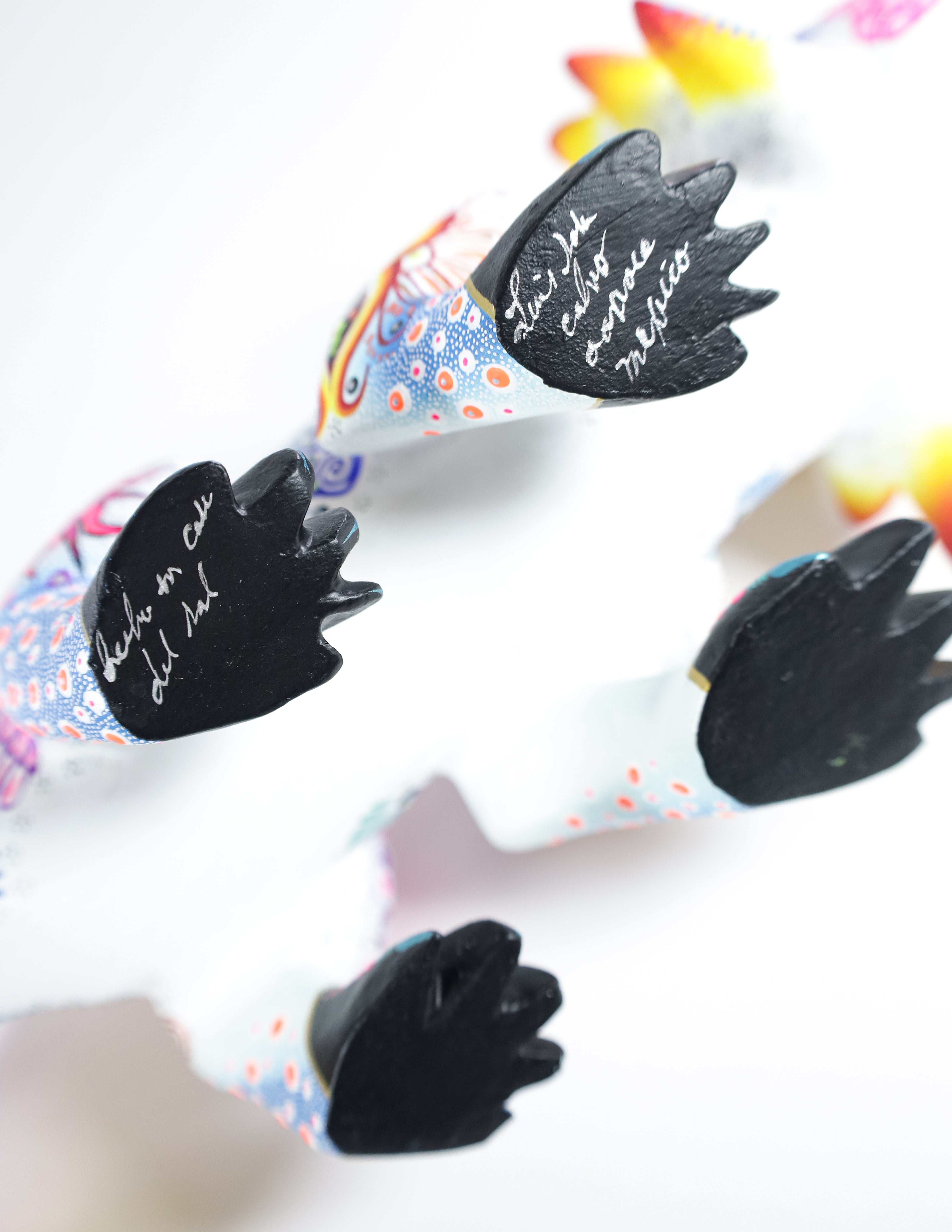 Ajolote Alebrije | Oaxacan Hand-Painted Copal Wood Carving | Magia Mexica