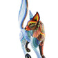 Gato Alebrije | Oaxacan Hand-Painted Copal Wood Carving | Magia Mexica
