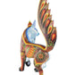 Gato Alebrije | Oaxacan Hand-Painted Copal Wood Carving | Magia Mexica