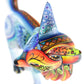 Gato Alebrije | Oaxacan Hand-Painted Copal Wood Carving | Magia Mexica