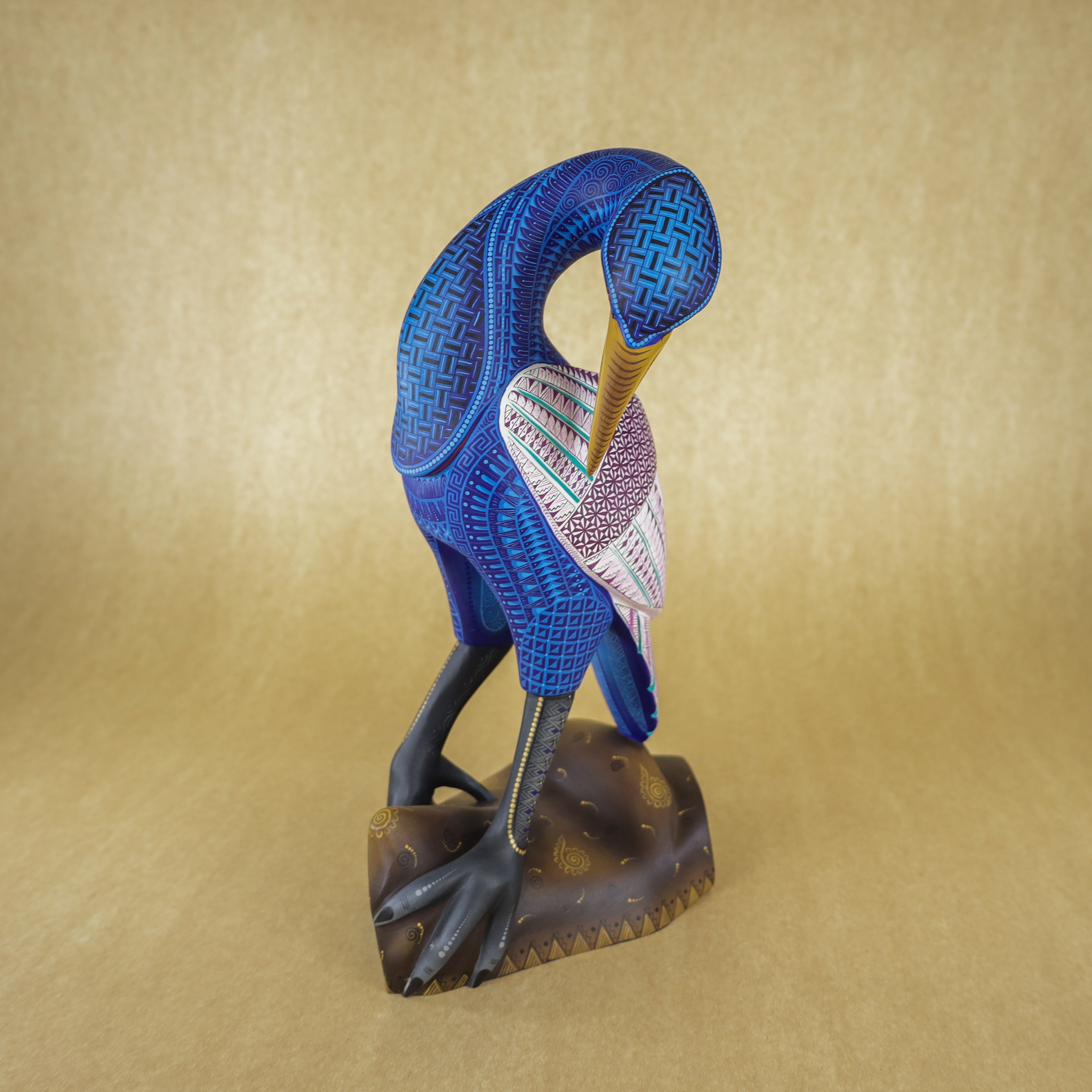 Heron Alebrije Oaxacan Wood Carving