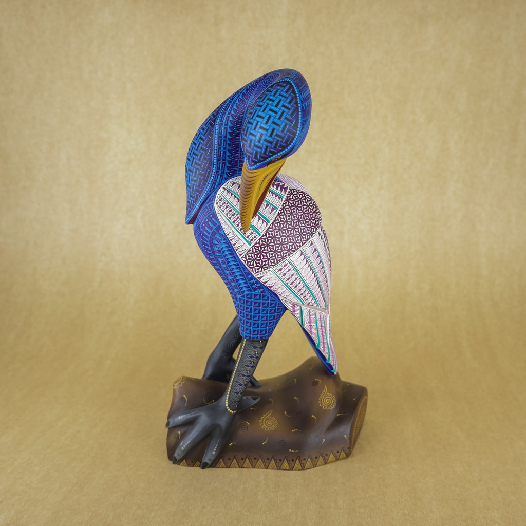 Heron Alebrije Oaxacan Wood Carving