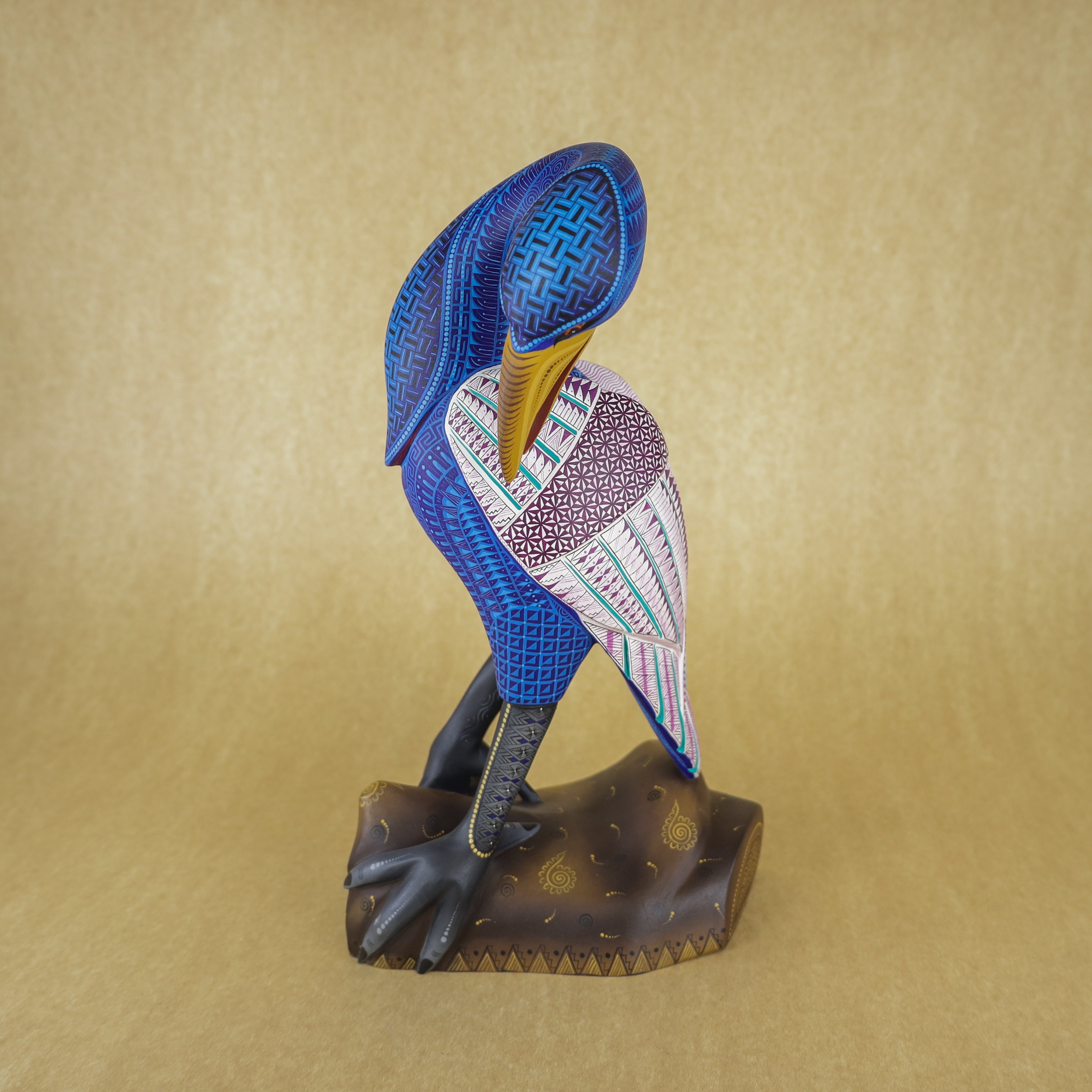 Heron Alebrije Oaxacan Wood Carving