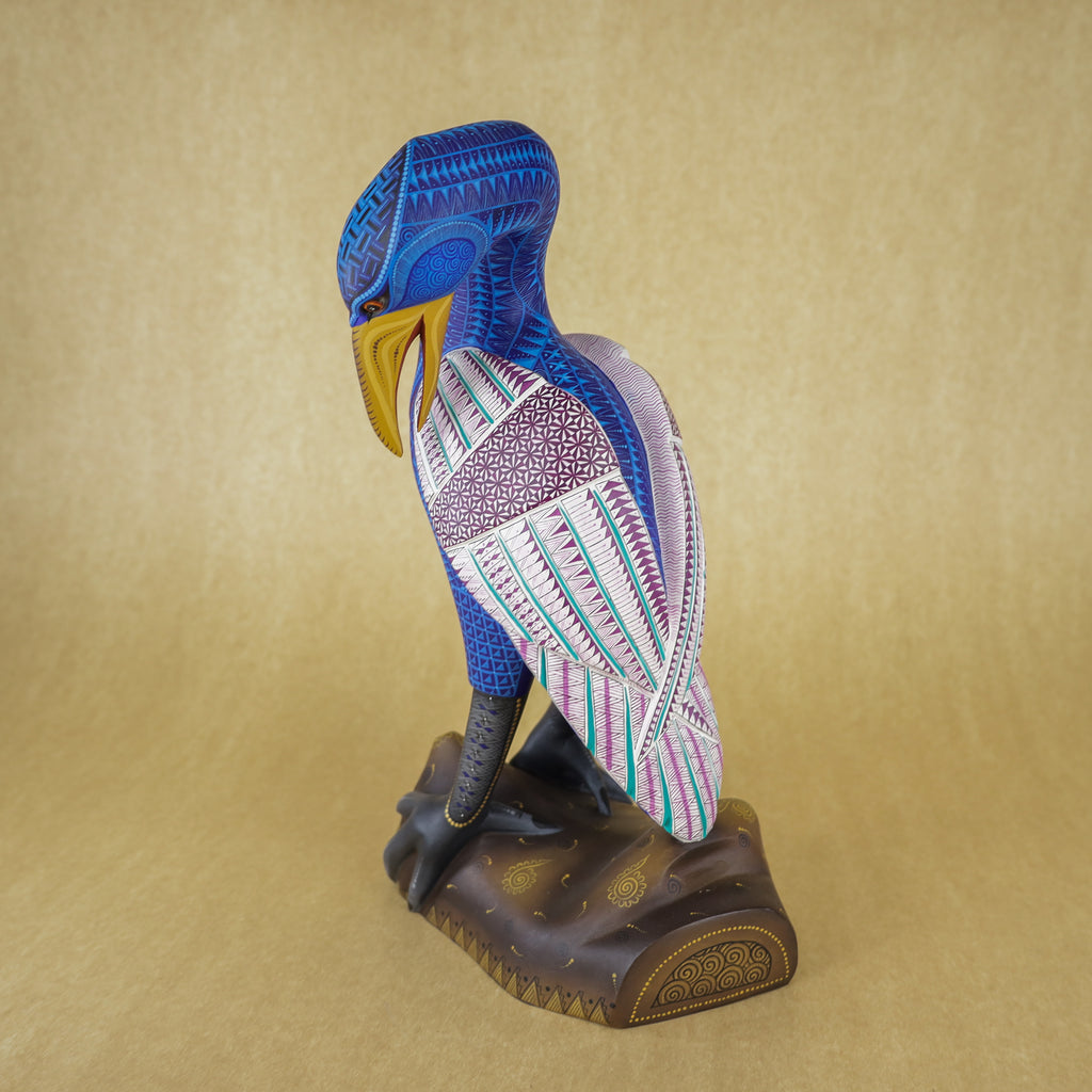 Heron Alebrije Oaxacan Wood Carving