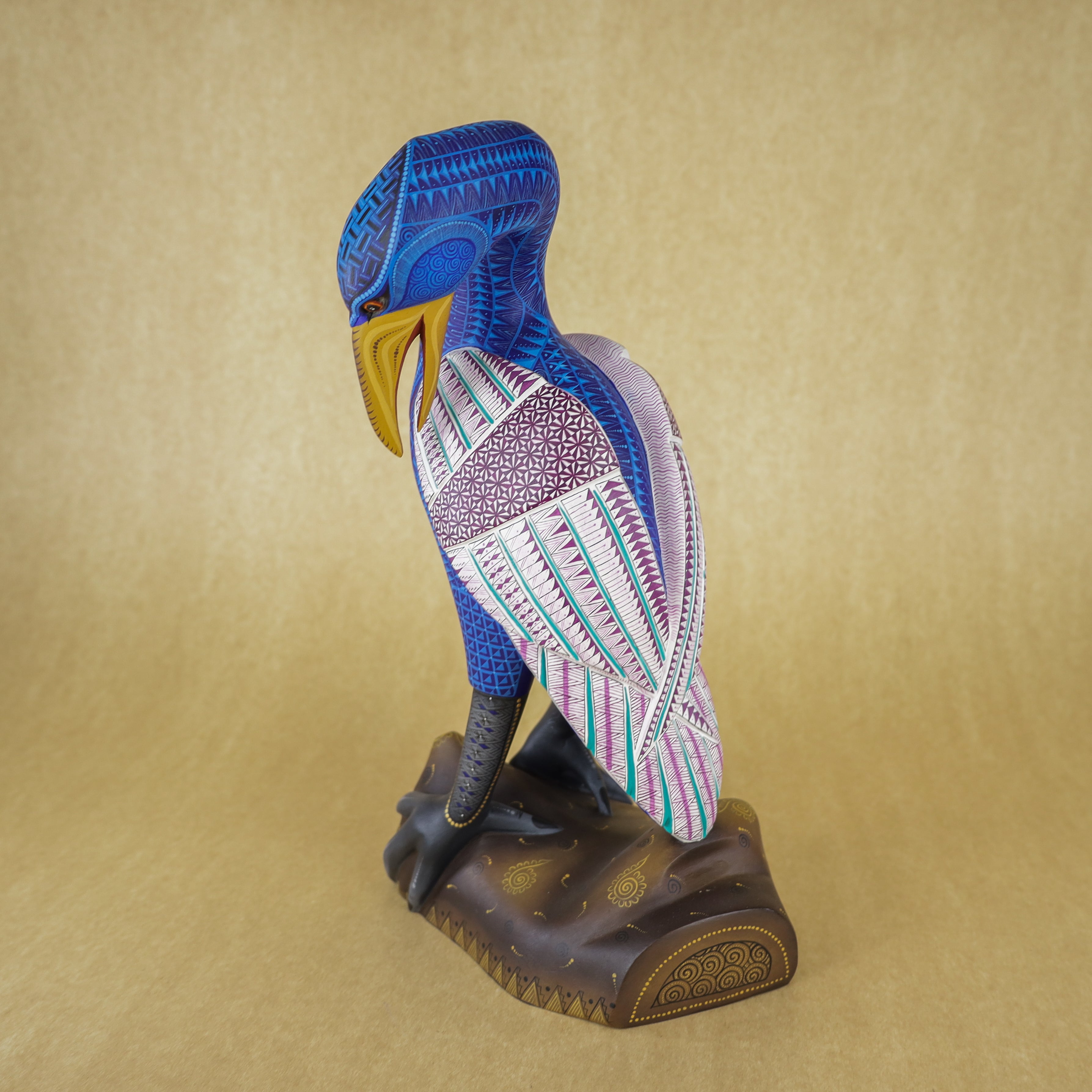 Heron Alebrije Oaxacan Wood Carving