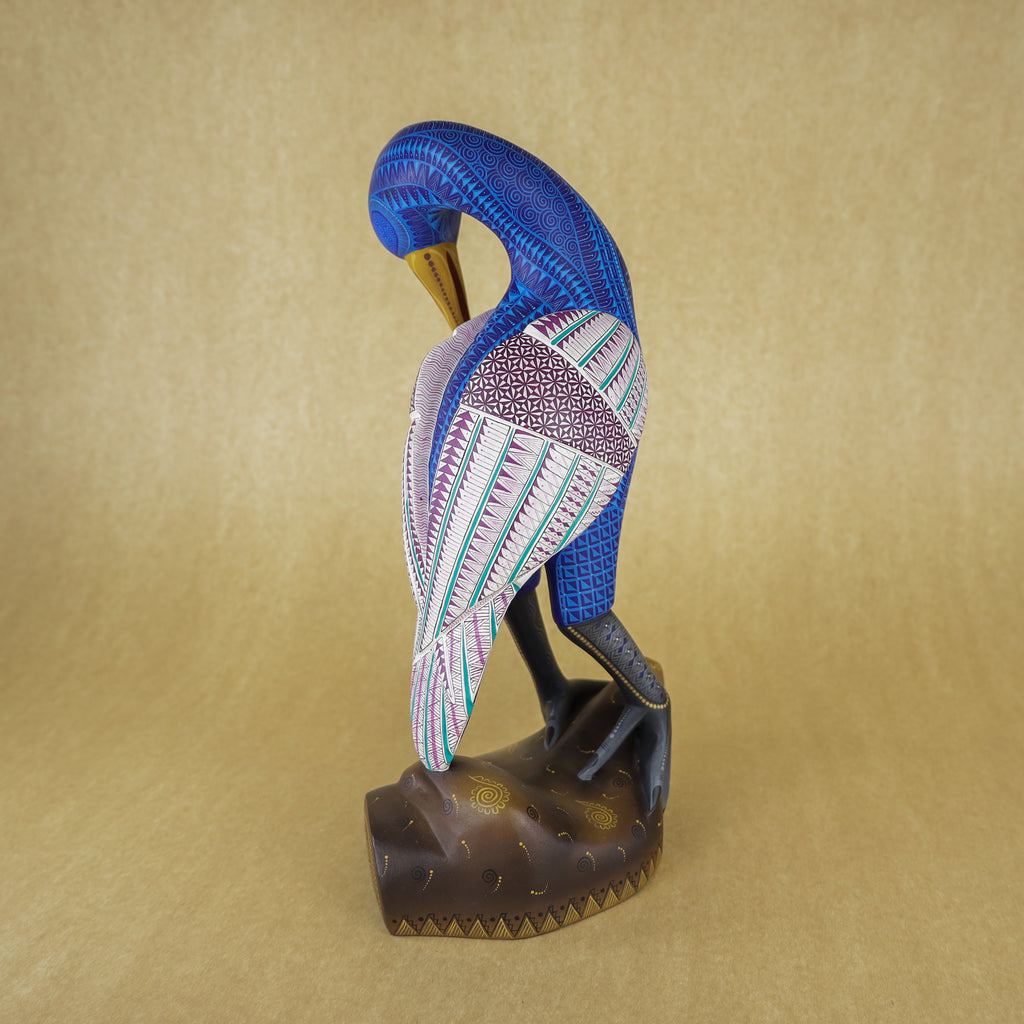 Heron Alebrije Oaxacan Wood Carving