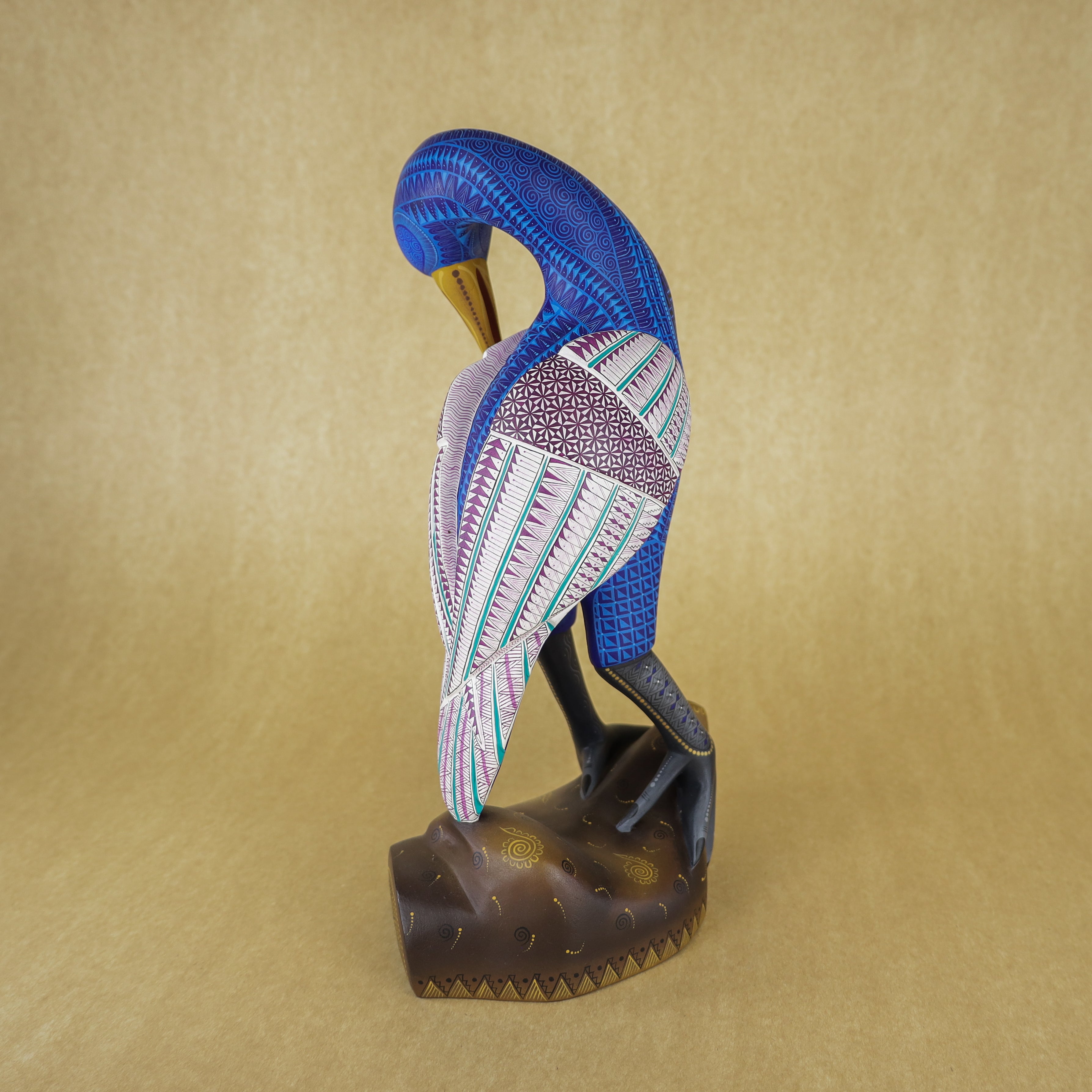 Heron Alebrije Oaxacan Wood Carving