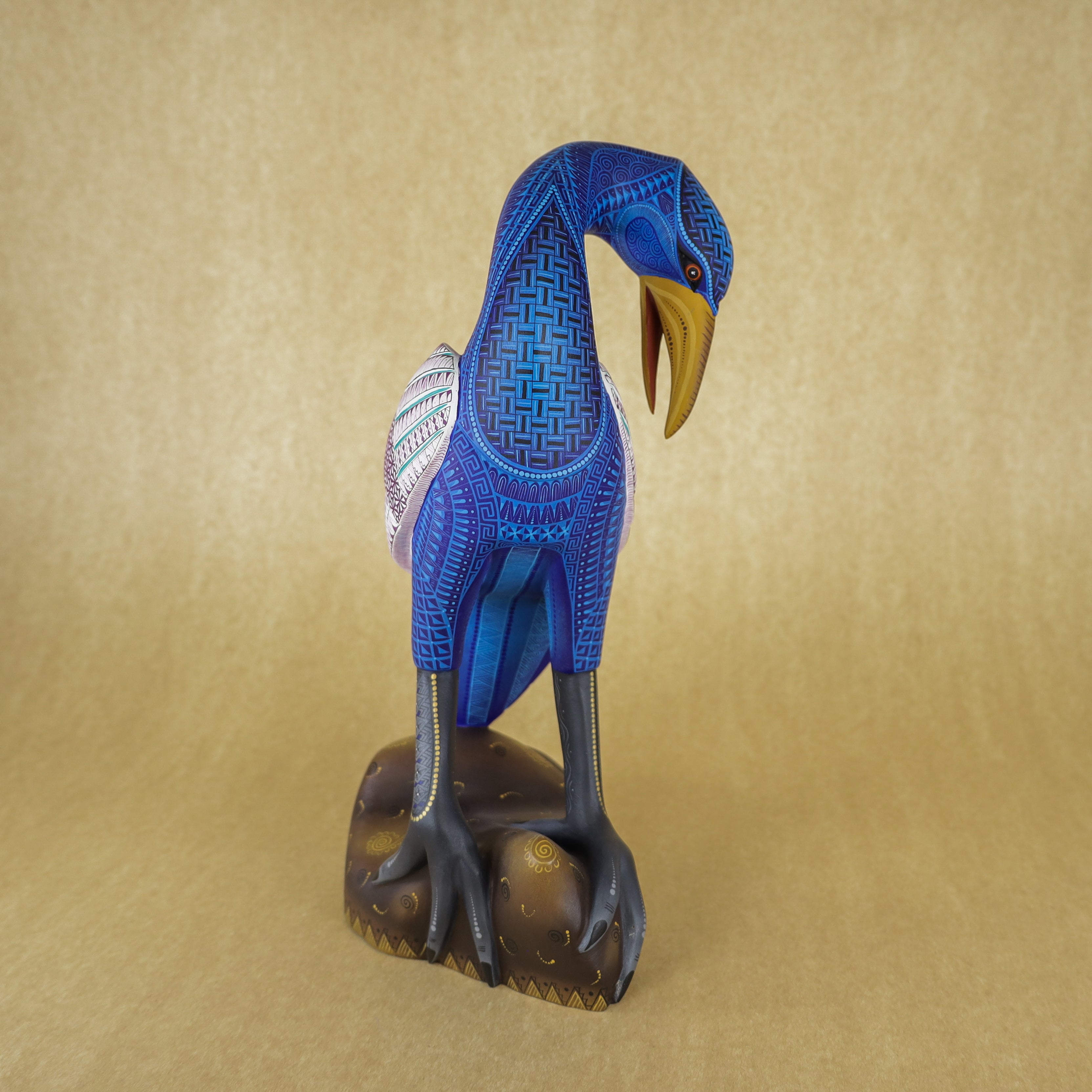Heron Alebrije Oaxacan Wood Carving