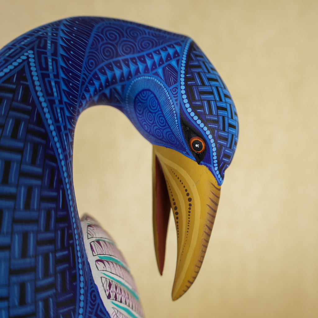 Heron Alebrije Oaxacan Wood Carving