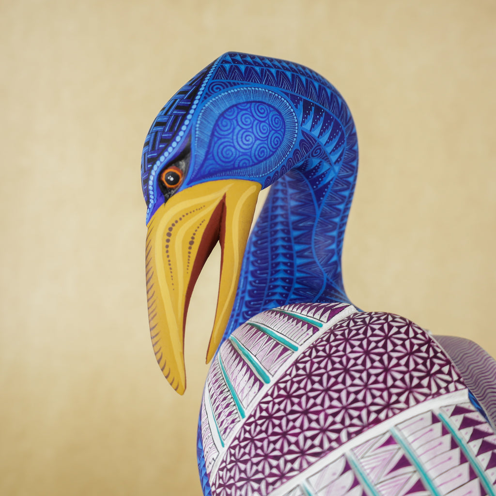 Heron Alebrije Oaxacan Wood Carving