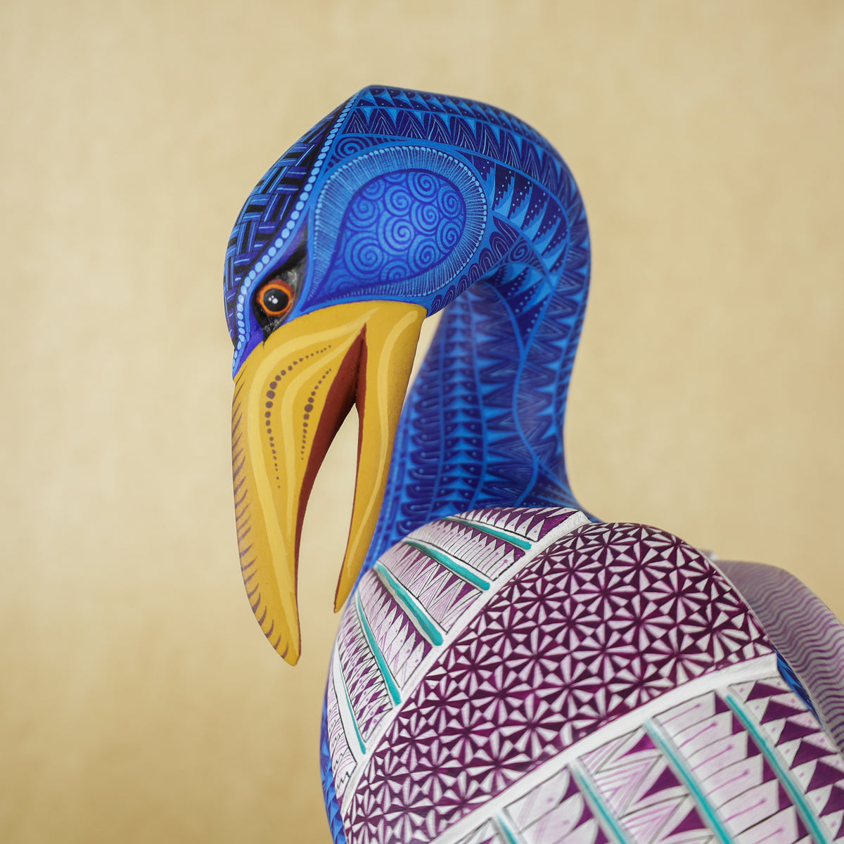 Heron Alebrije Oaxacan Wood Carving