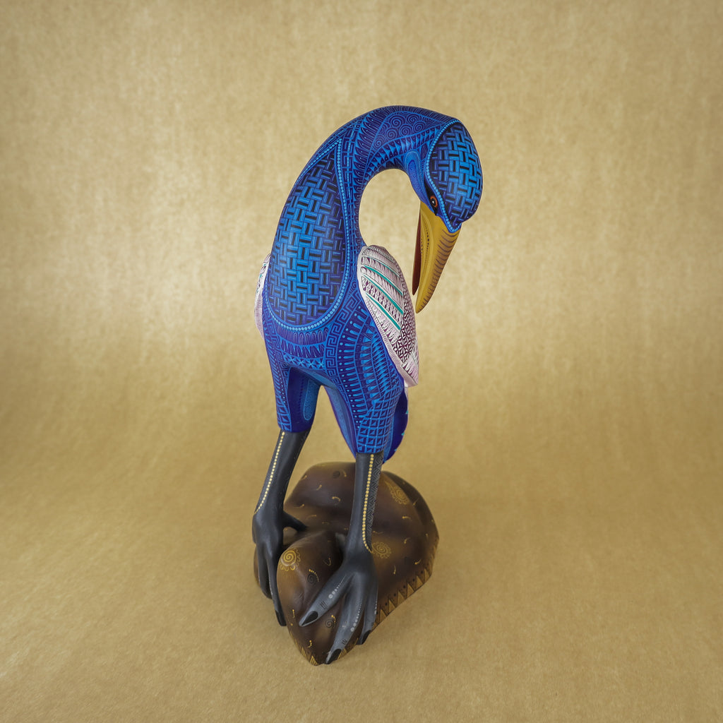 Heron Alebrije Oaxacan Wood Carving