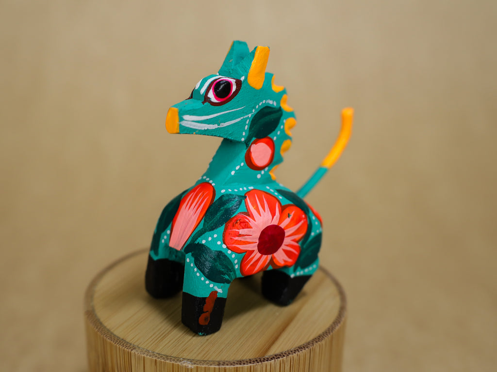 Mini Alebrijes 10 Set Alebrije Oaxacan Wood Carving