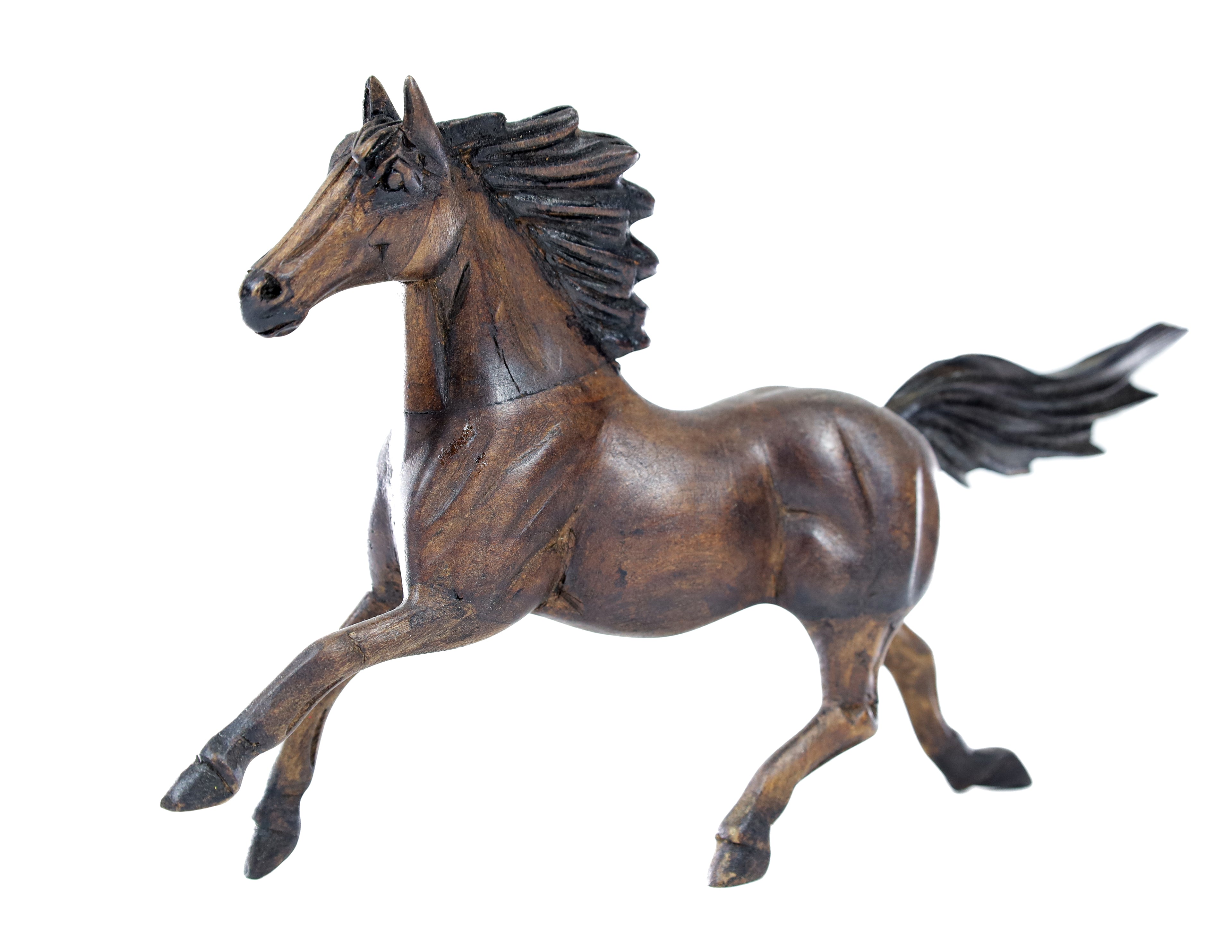 Horse Wood Carving Sculpture