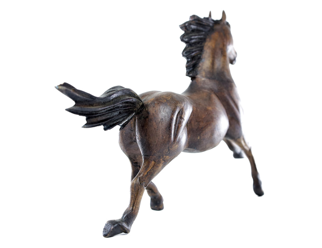 Horse Wood Carving Sculpture