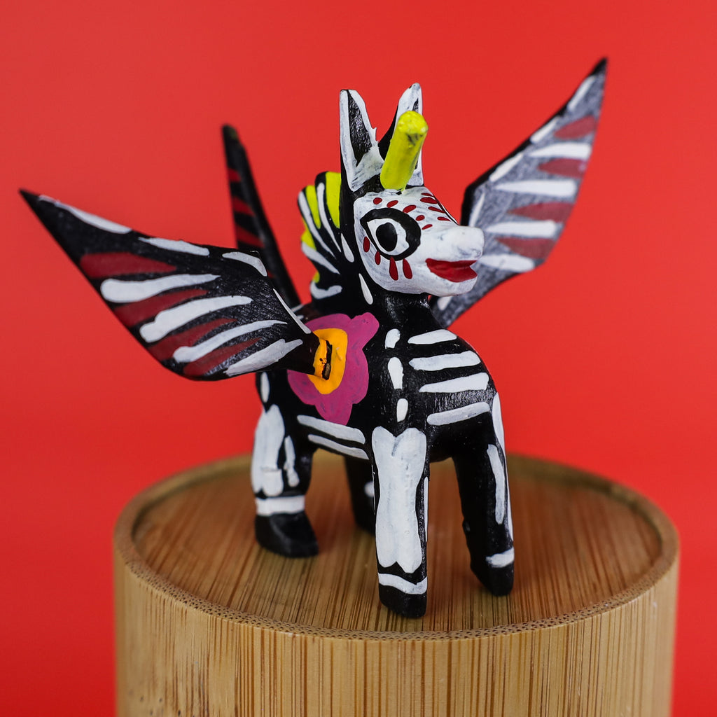 Day of the Dead Mini Alebrijes 10 Set Alebrije Oaxacan Wood Carving