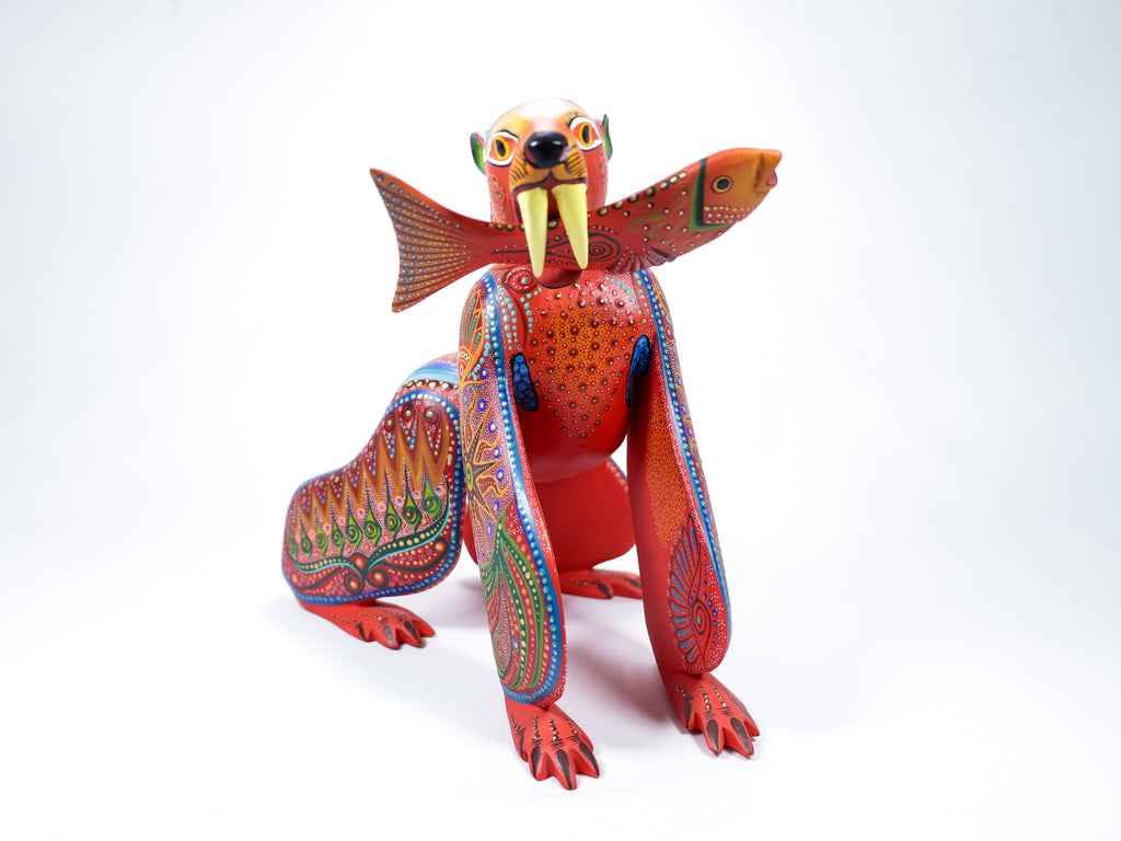 Bear Alebrije Oaxacan Wood Carving