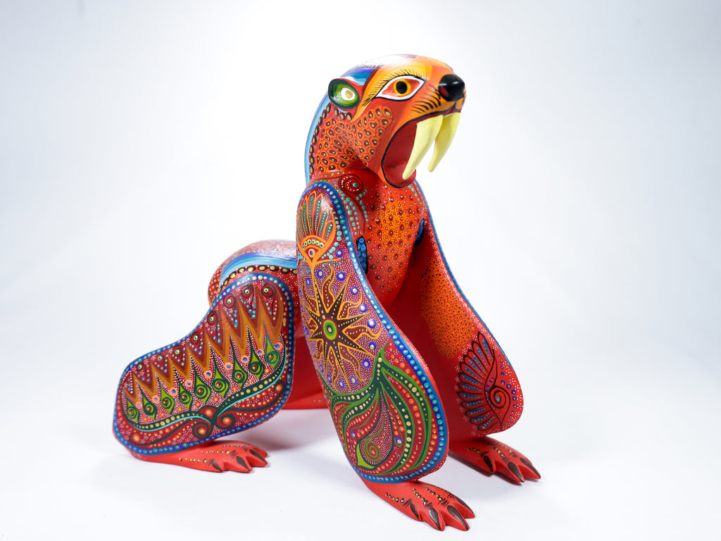 Bear Alebrije Oaxacan Wood Carving