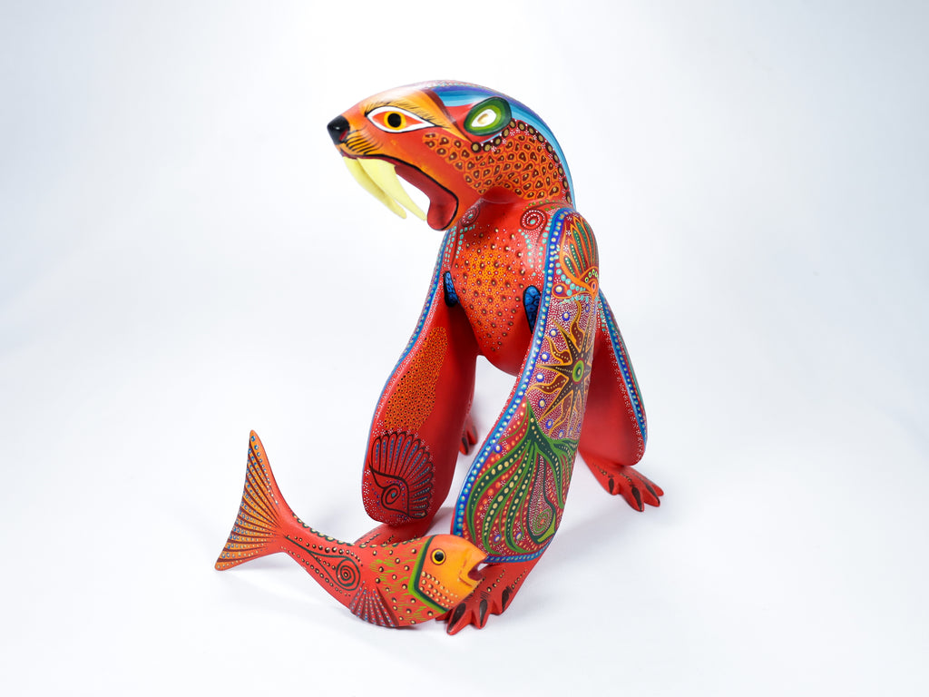 Bear Alebrije Oaxacan Wood Carving