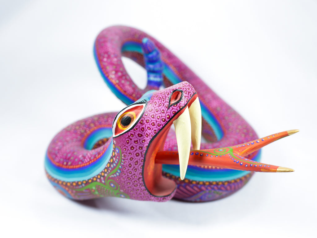 Snake Alebrije Wood Carving