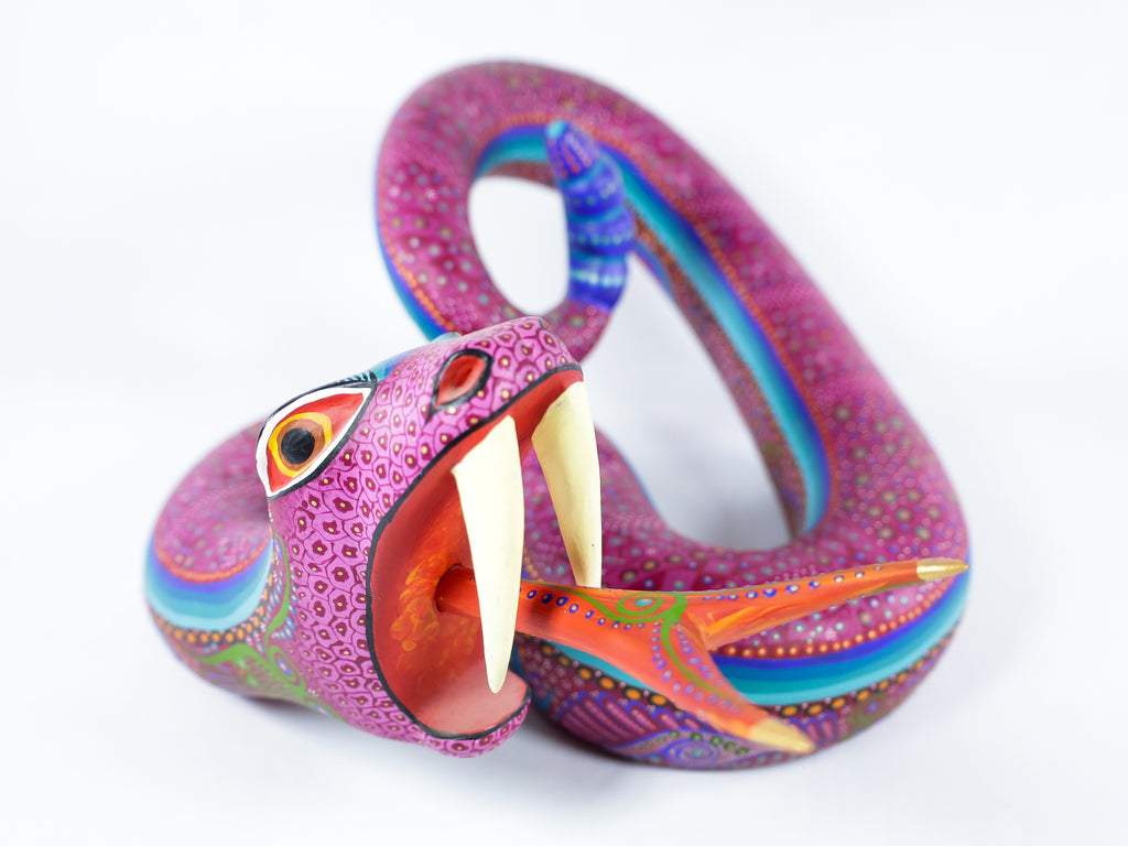 Snake Alebrije Wood Carving