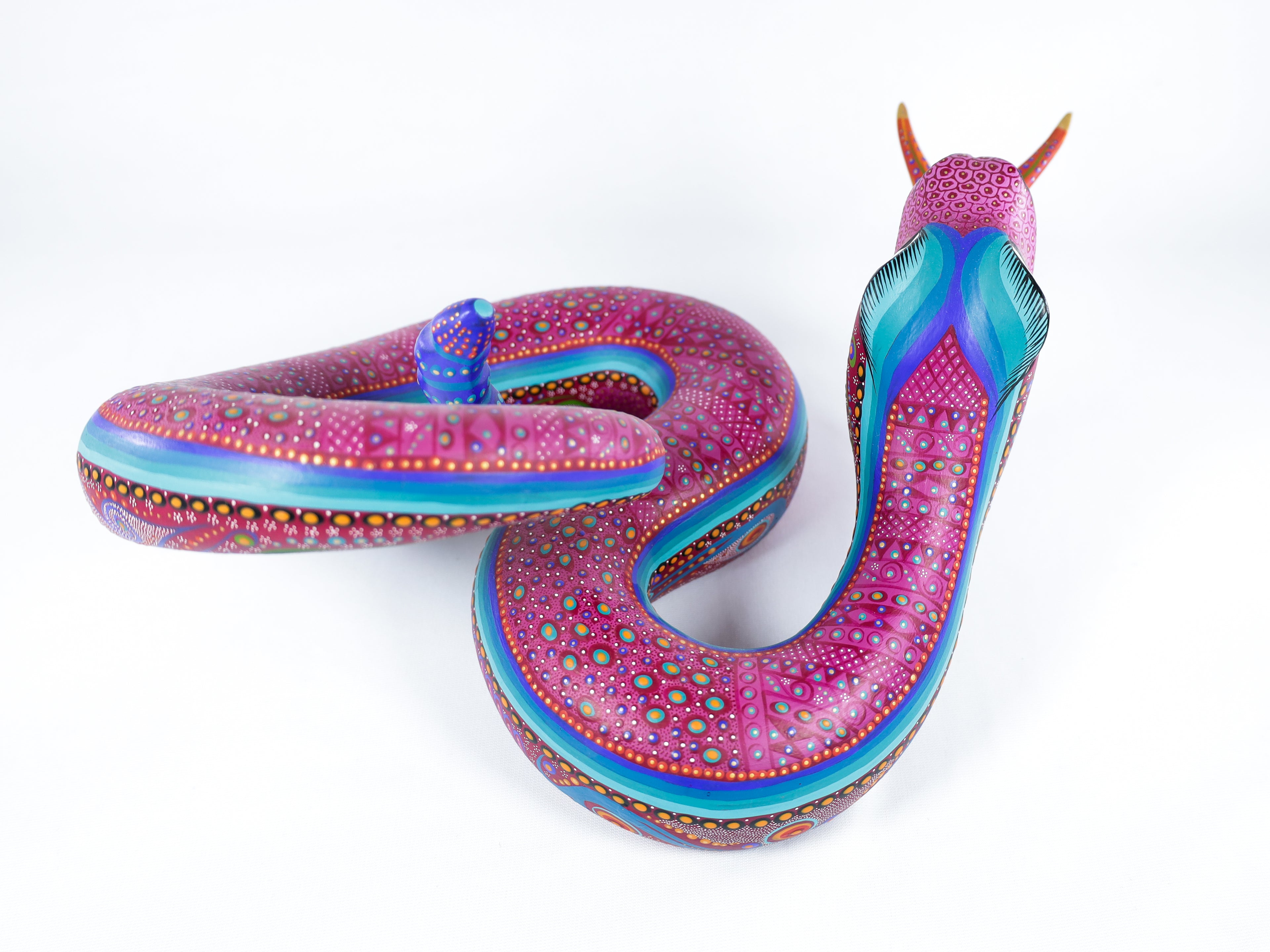 Snake Alebrije Wood Carving