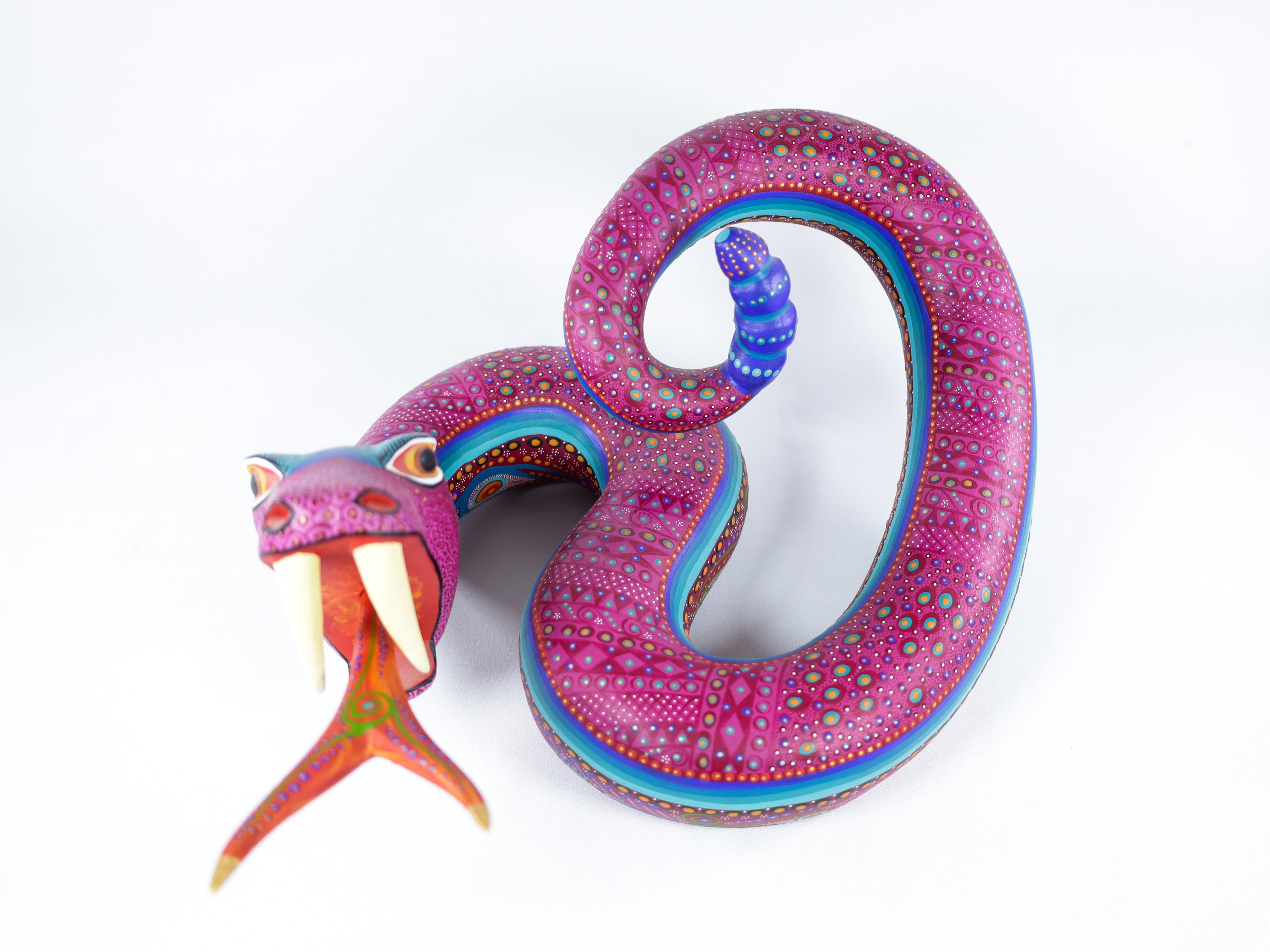 Snake Alebrije Wood Carving