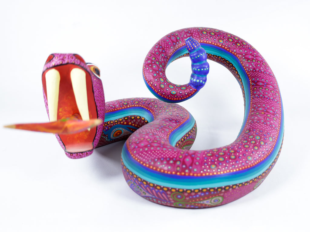 Snake Alebrije Wood Carving