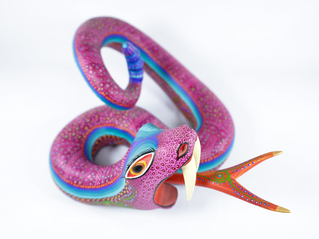 Snake Alebrije Wood Carving