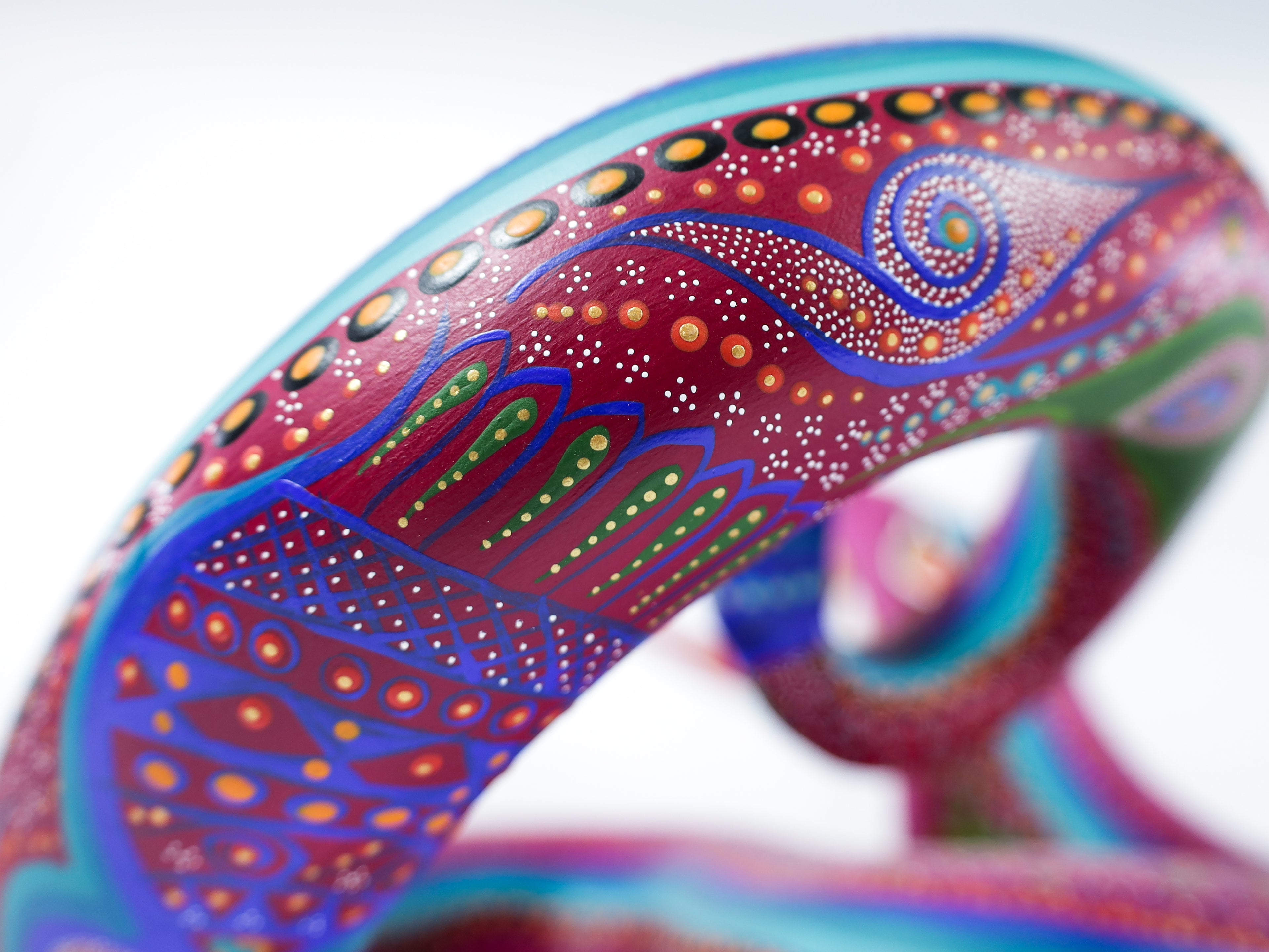 Snake Alebrije Wood Carving