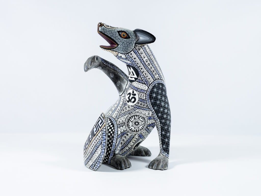 Fox Alebrije Oaxacan Wood Carving