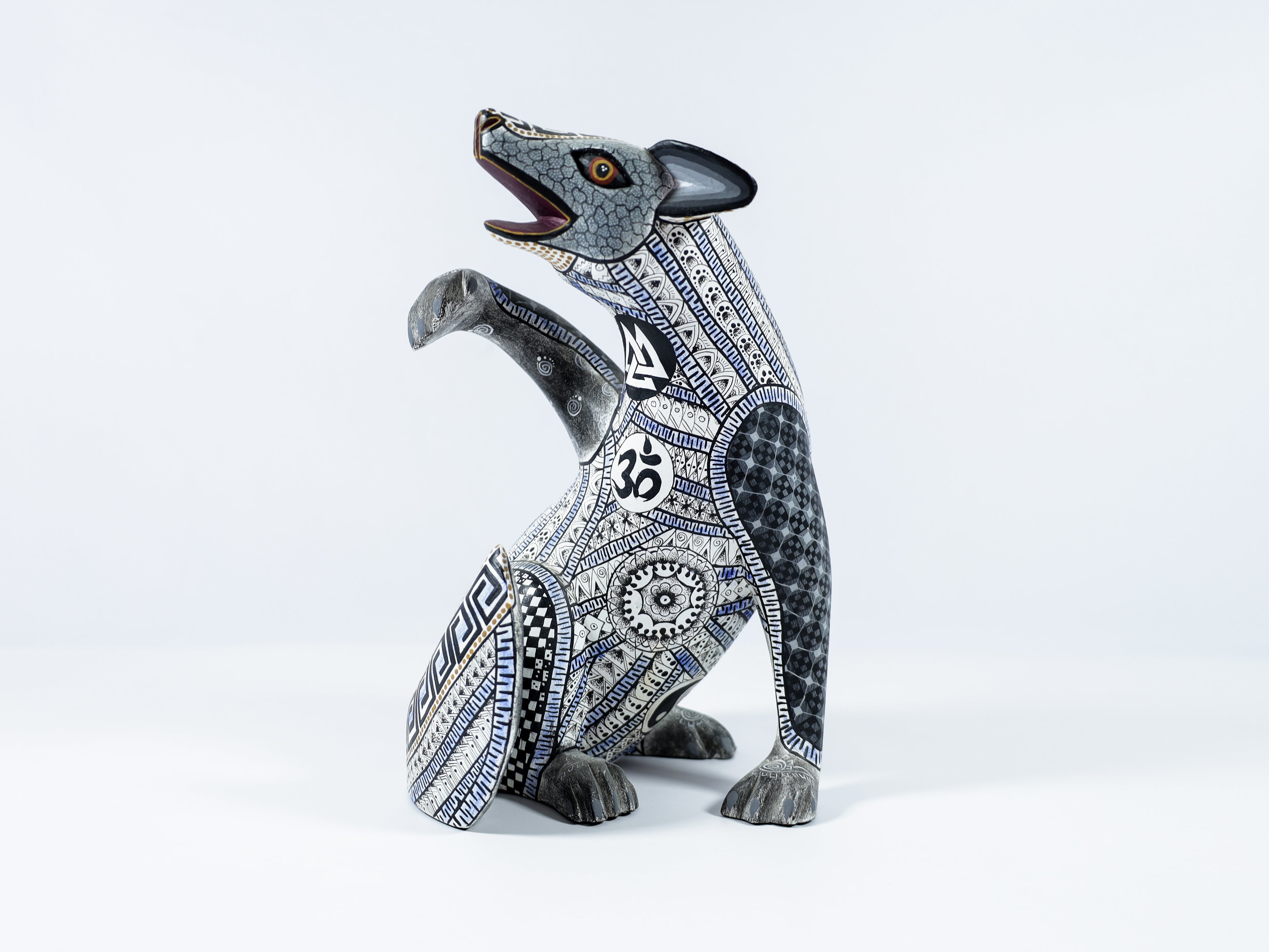 Fox Alebrije Oaxacan Wood Carving