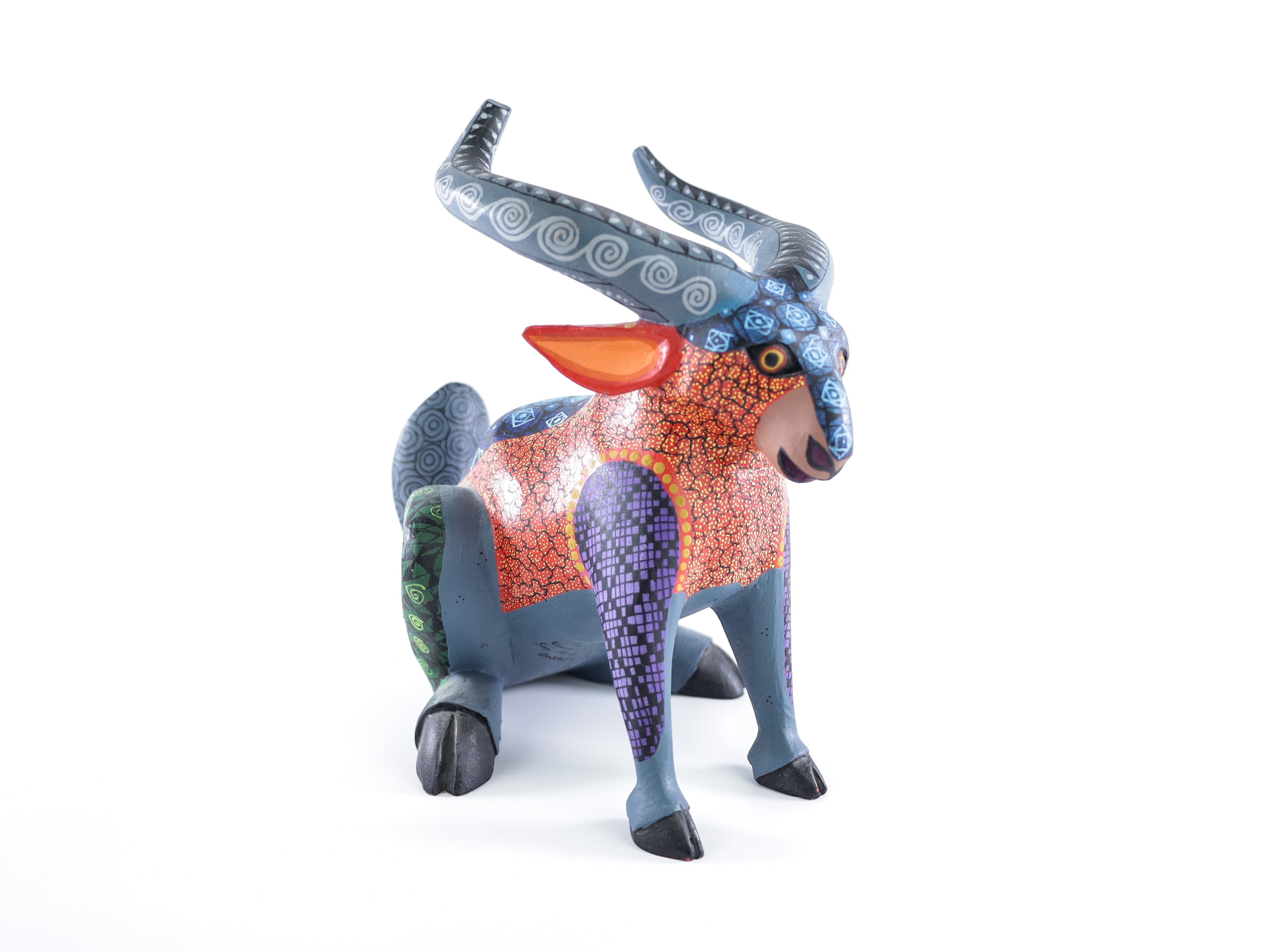 Goat Alebrije Wood Carving