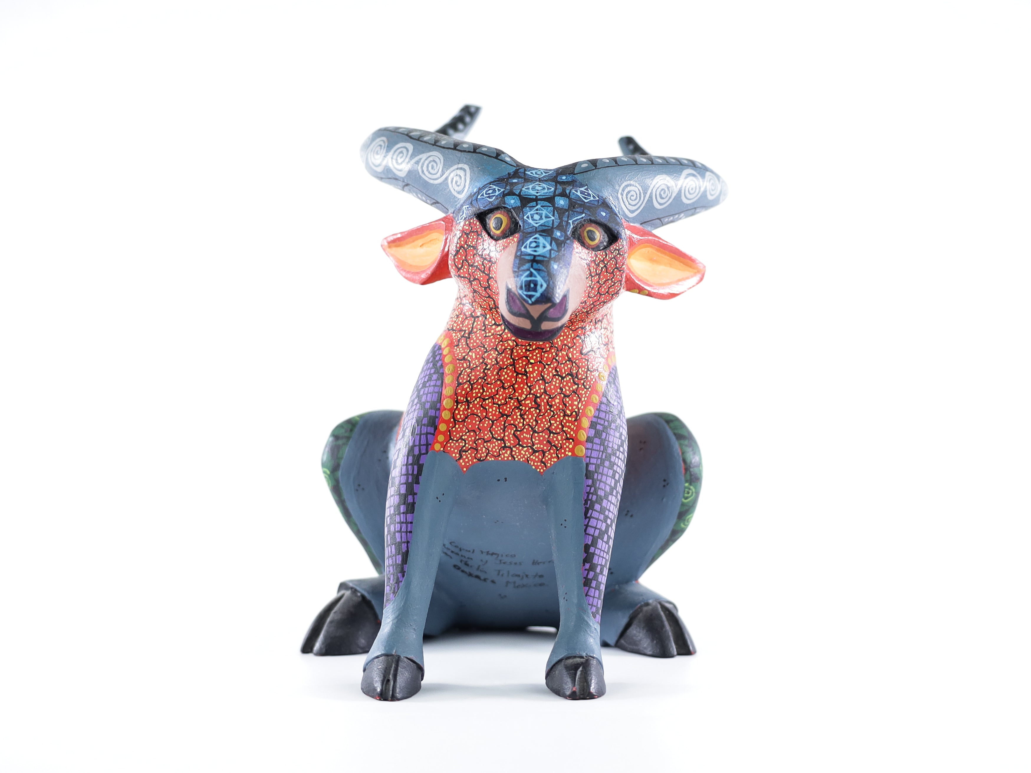 Goat Alebrije Wood Carving